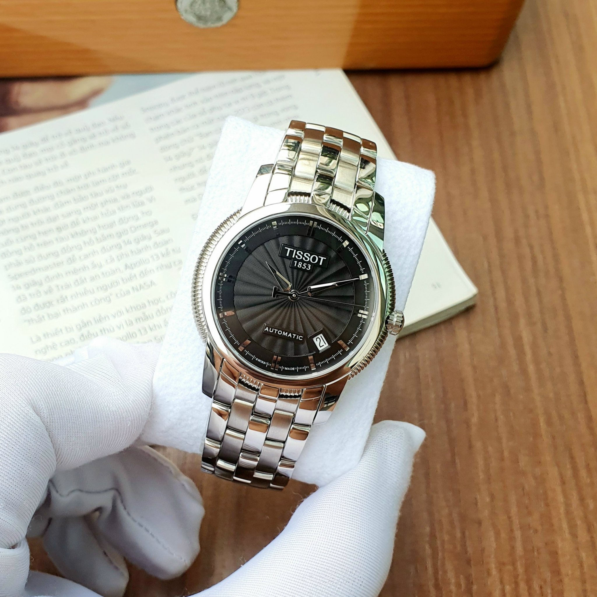 (ĐỒNG HỒ NAM) (New) TISSOT BALLADE III AUTOMATIC T97.1.483.51 (T97148351) 39.5mm