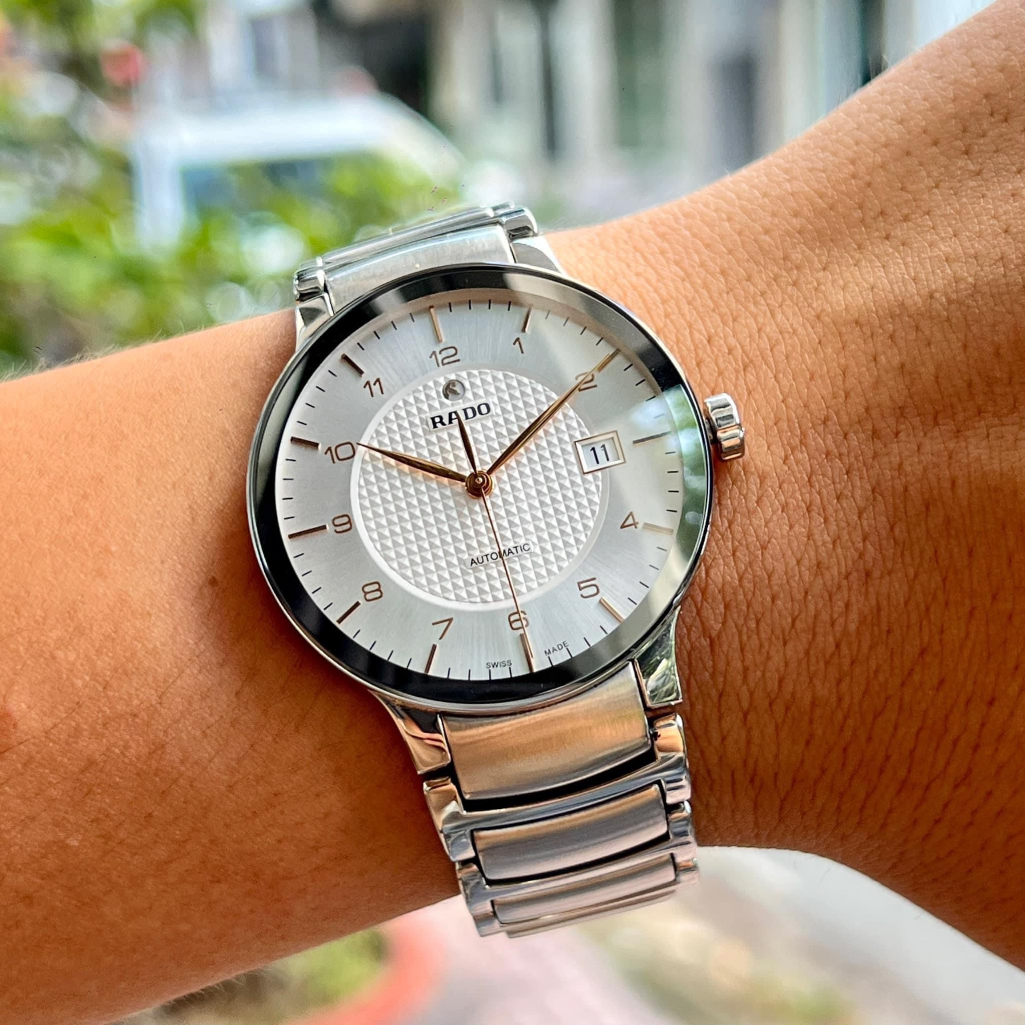 Ảnh 2 của (HÀNG LƯỚT) Đồng hồ nam RADO CENTRIX L AUTOMATIC SWISS WATCH 38MM R30939143