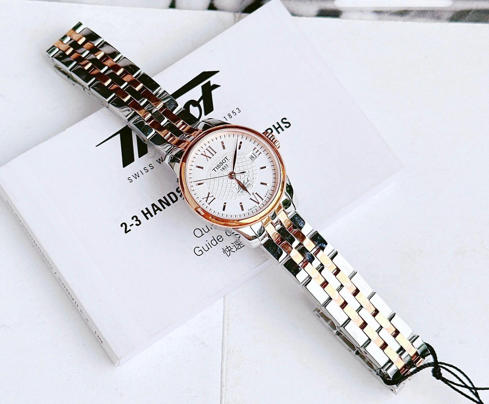 Ảnh 6 của (ĐỒNG HỒ NỮ) TISSOT LE LOCLE AUTOMATIC SMALL LADY (25.30)  T41.2.183.33 ( T41218333 ) 25.3mm