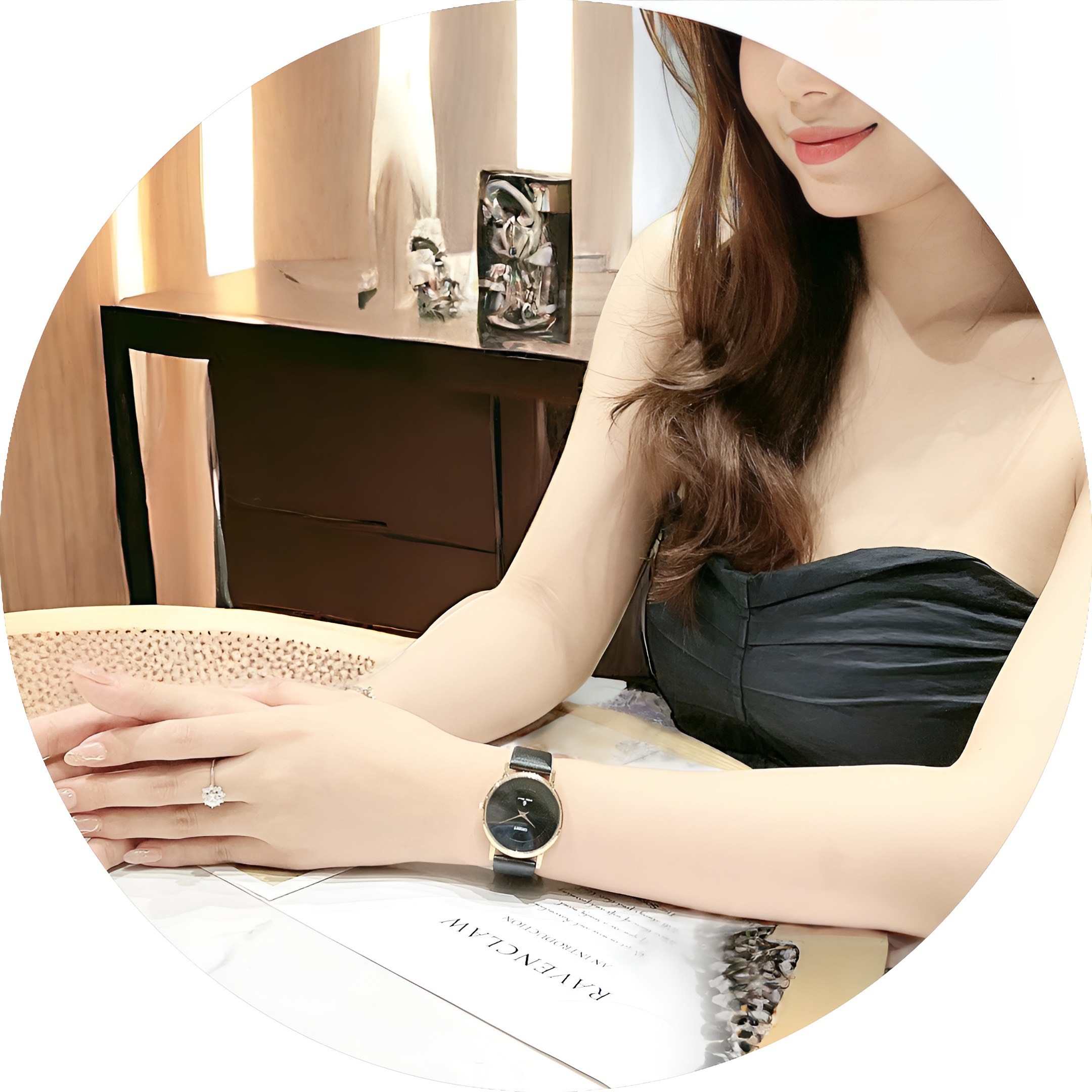Ảnh 3 của (ĐỒNG HỒ NỮ) Orient Black Girl FUA07001B0 32mm