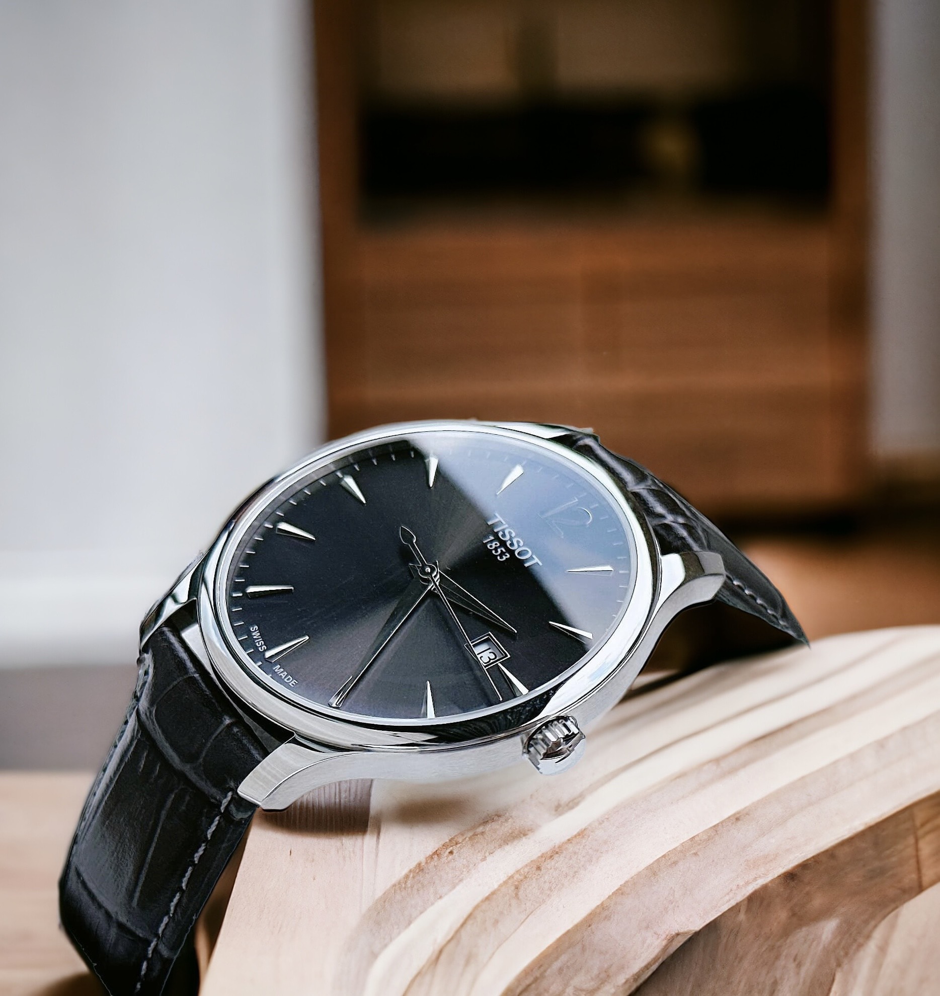 Ảnh 3 của ( ĐỒNG HỒ NAM ) Tissot Tradition Quartz T063.610.16.087.00 (  T0636101608700 )