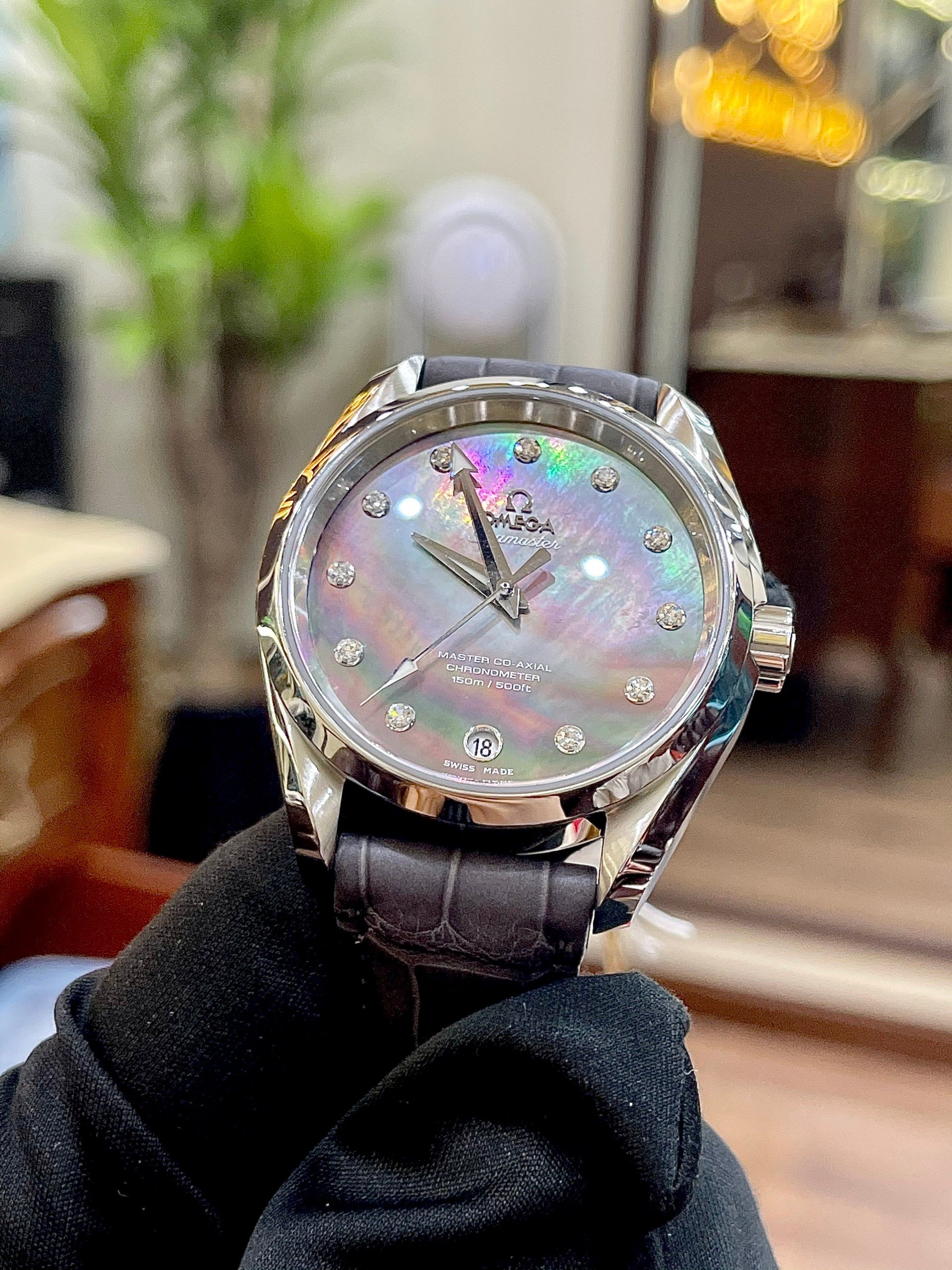 (Đồng hồ nam) (New) Omega Aqua Terra 231.13.39.21.57.001 Watch 38.5mm