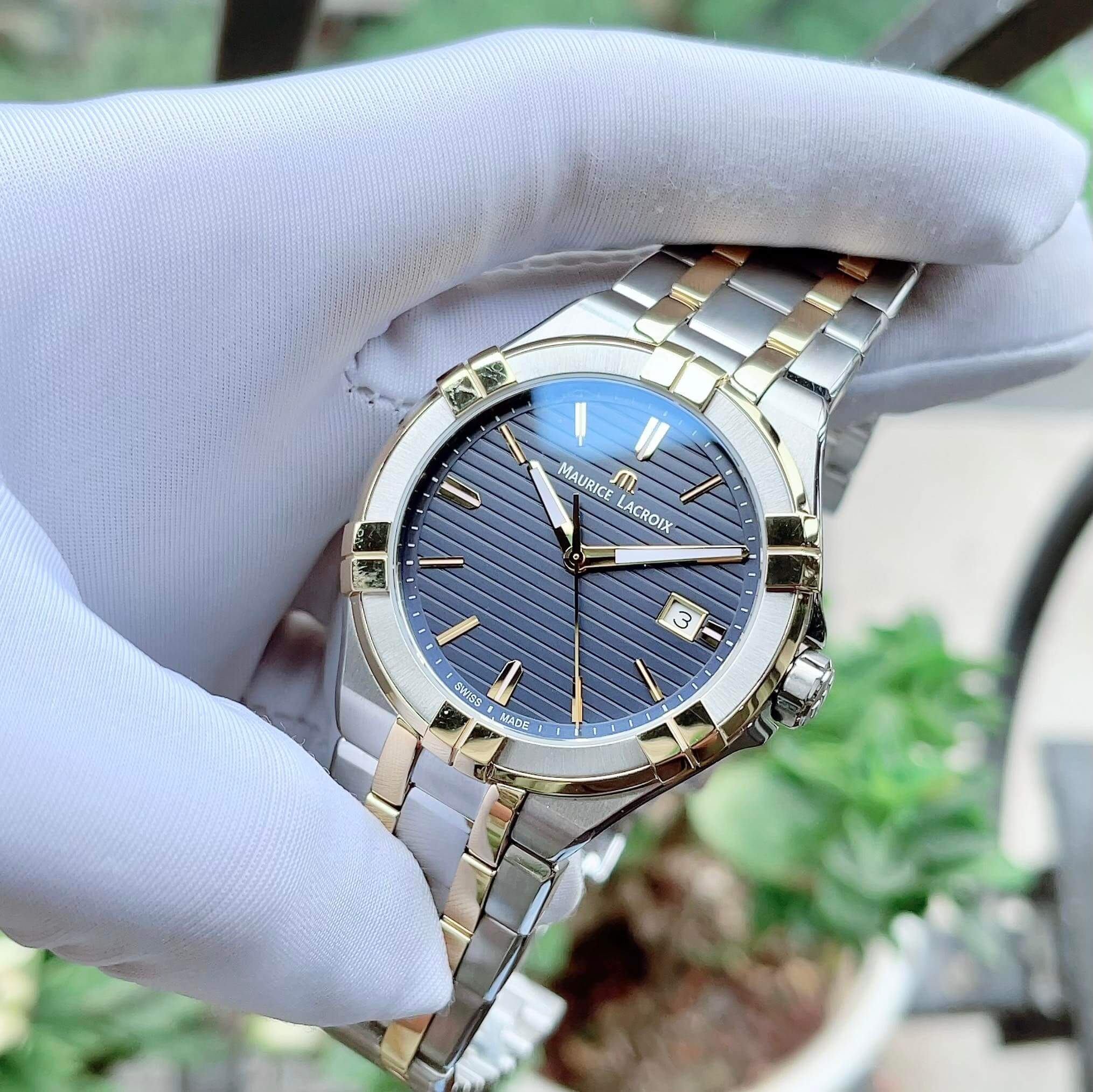 Ảnh 2 của (ĐỒNG HỒ NAM) (New) Maurice Lacroix Aikon Quartz AI1008-PVY13-433-1 ( AI1008PVY134331 )  42mm