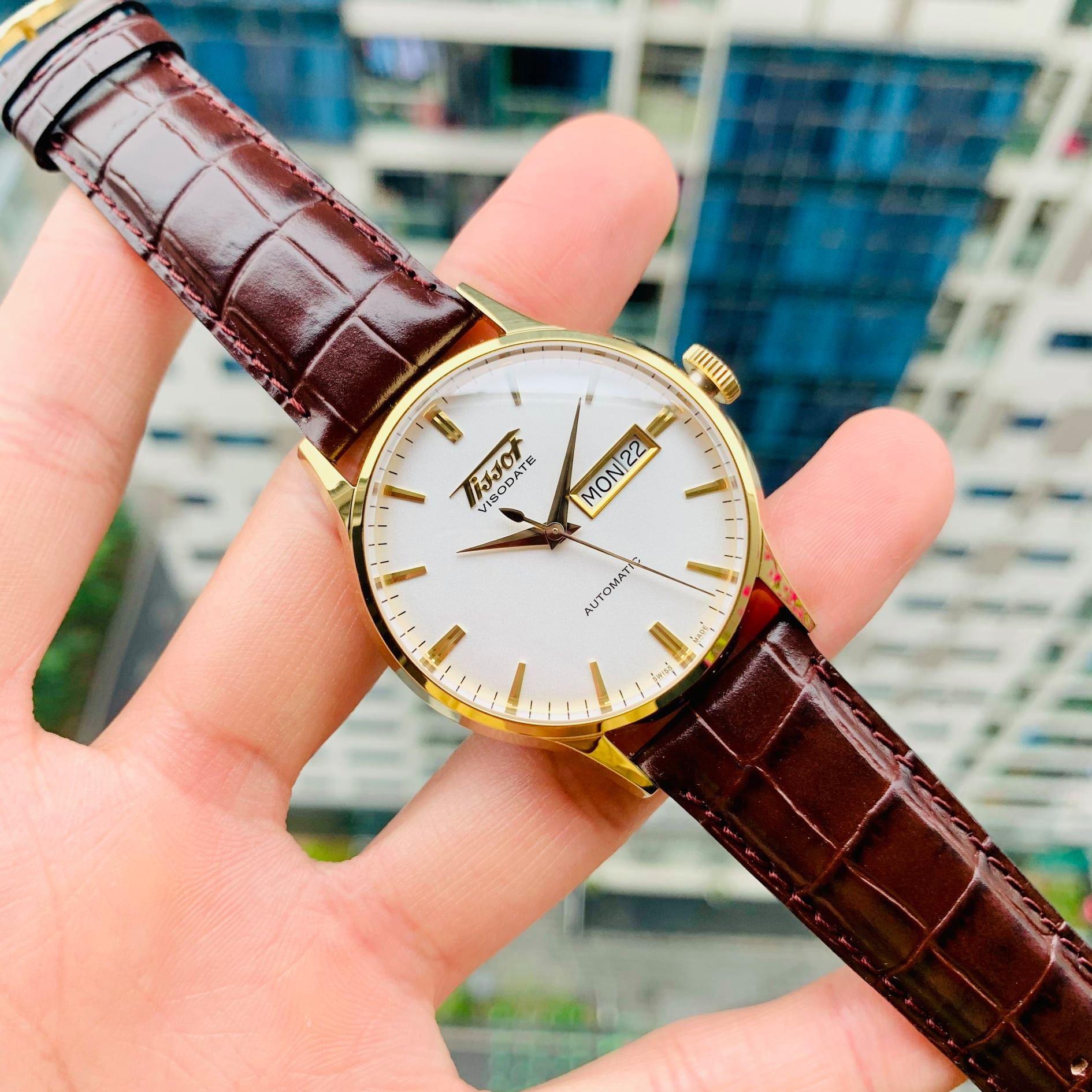 Ảnh 3 của (ĐỒNG HỒ NAM) (New) Tissot Automatic Visodate T019.430.36.031.01 ( T0194303603101 ) 40mm
