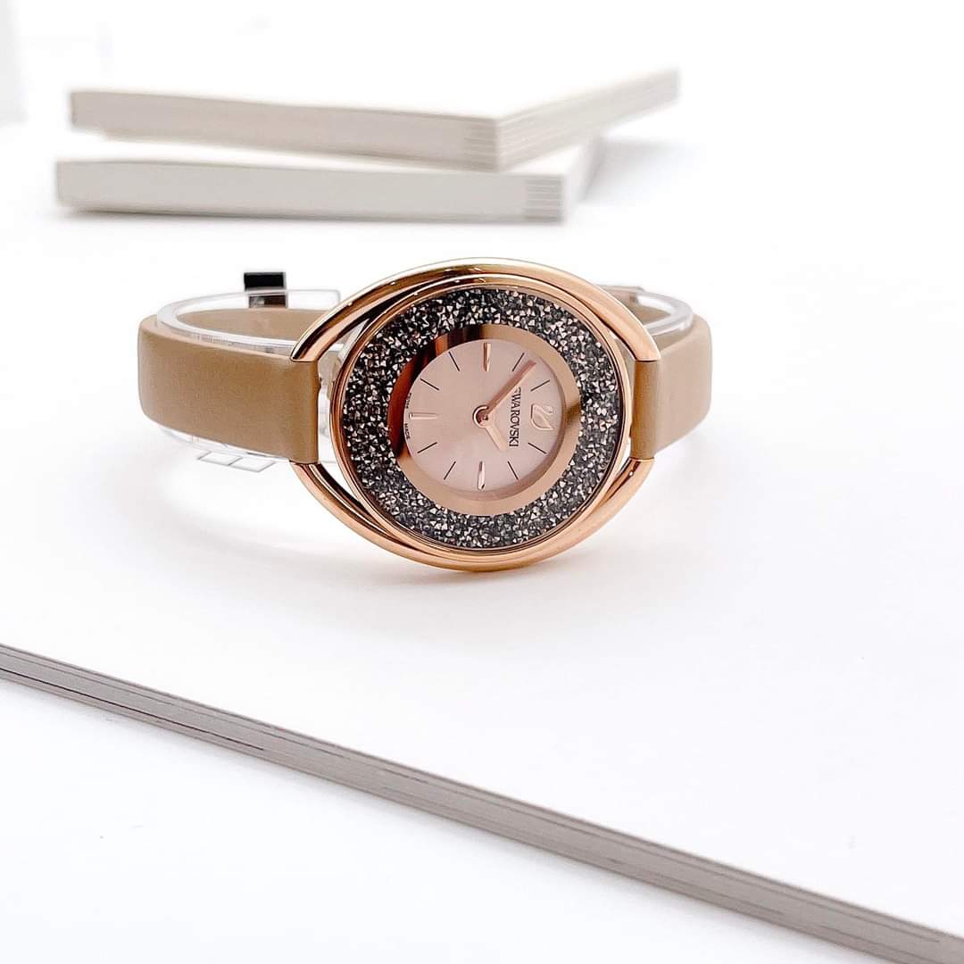 Ảnh 6 của (ĐỒNG HỒ NỮ) Swarovski Crystalline Oval Watch 5296319 37x43mm