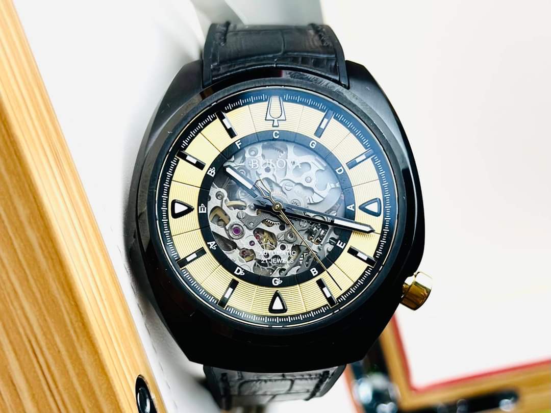 Ảnh 2 của (ĐỒNG HỒ NAM) Bulova Grammy Skeleton Automatic Men's Watch 44.5mm
