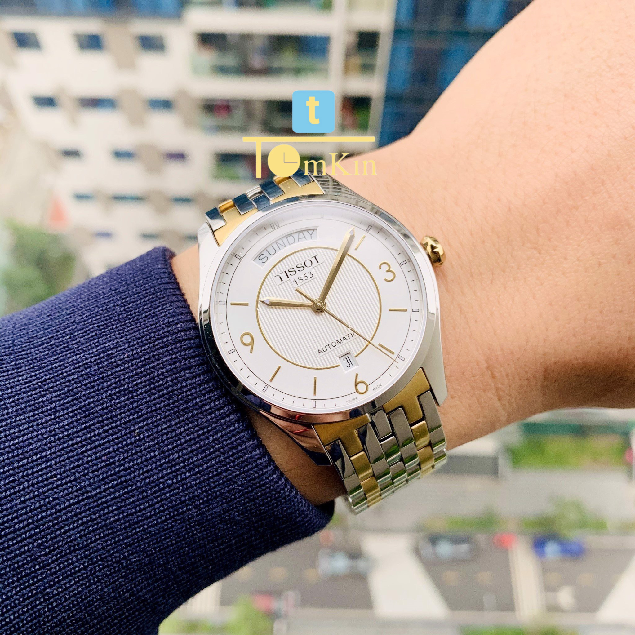 Ảnh 2 của Tissot Automatic Day Date T038.430.22.037.00 ( T0384302203700 )