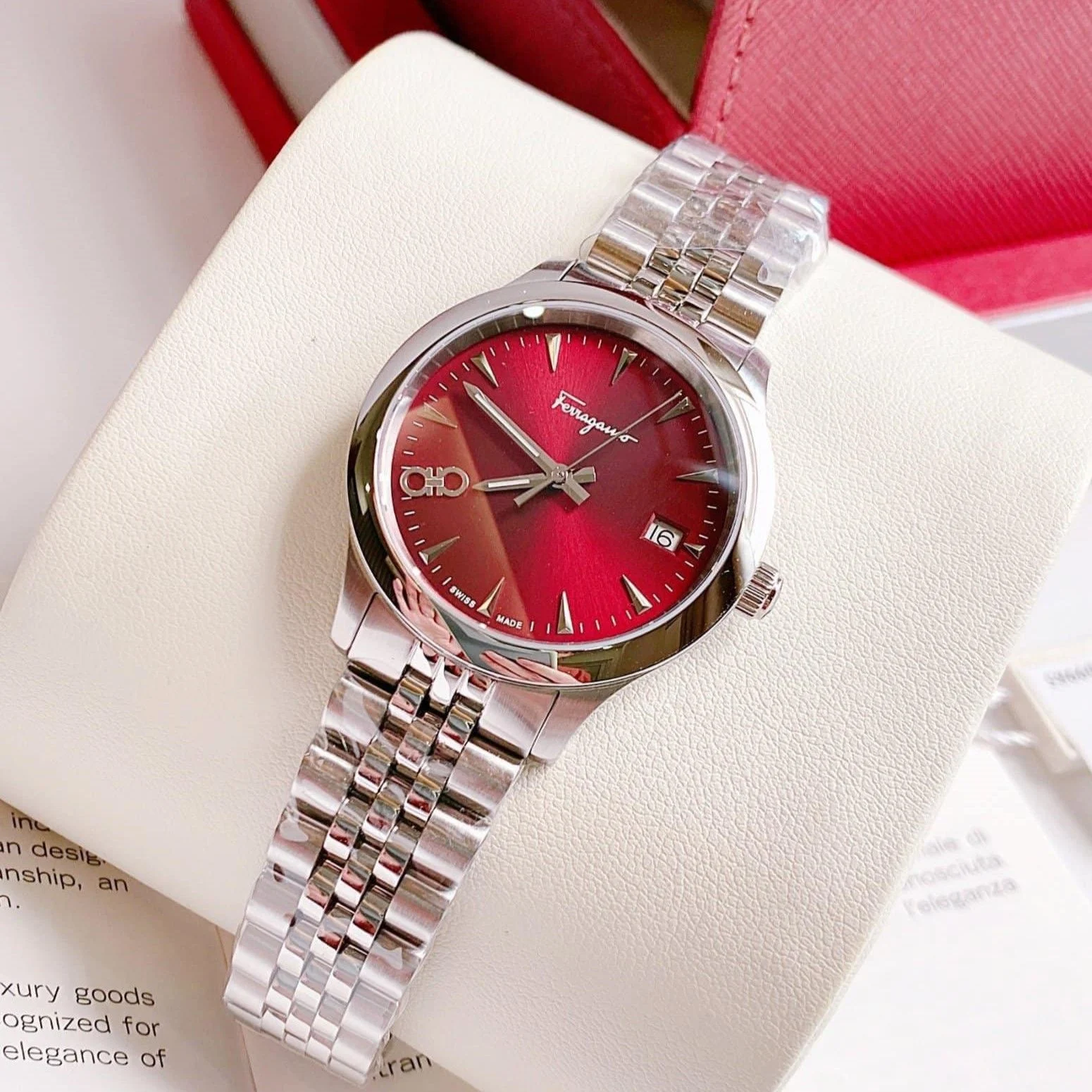 (ĐỒNG HỒ NỮ) Salvatore Ferragamo Duo Quartz SFCU00922 33mm