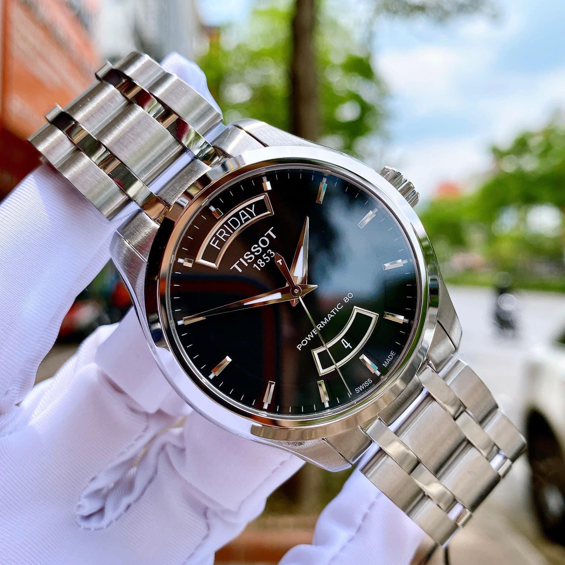 Ảnh 2 của [ĐỒNG HỒ NAM] Tissot Automatic Couturier DayDate Black- T035.407.11.051.01 ( T0354071105101 )