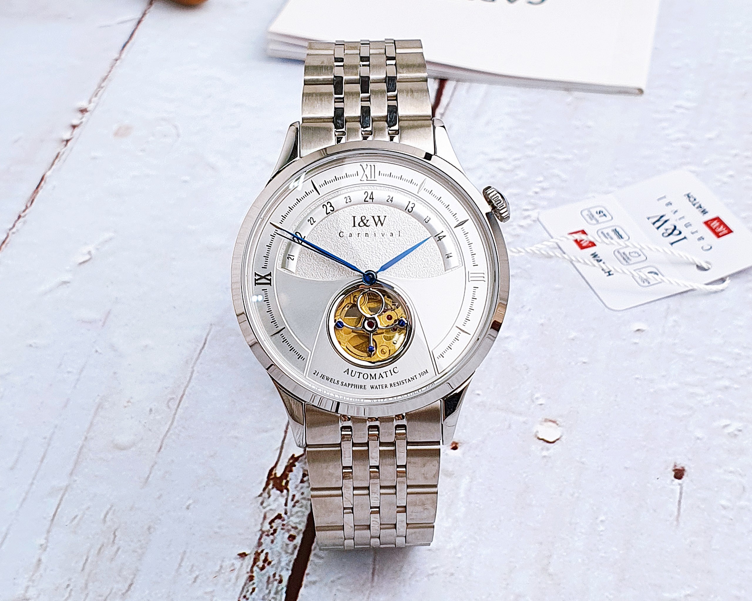 (ĐỒNG HỒ NAM) (New) Carnival I.W.525.111.11 41mm