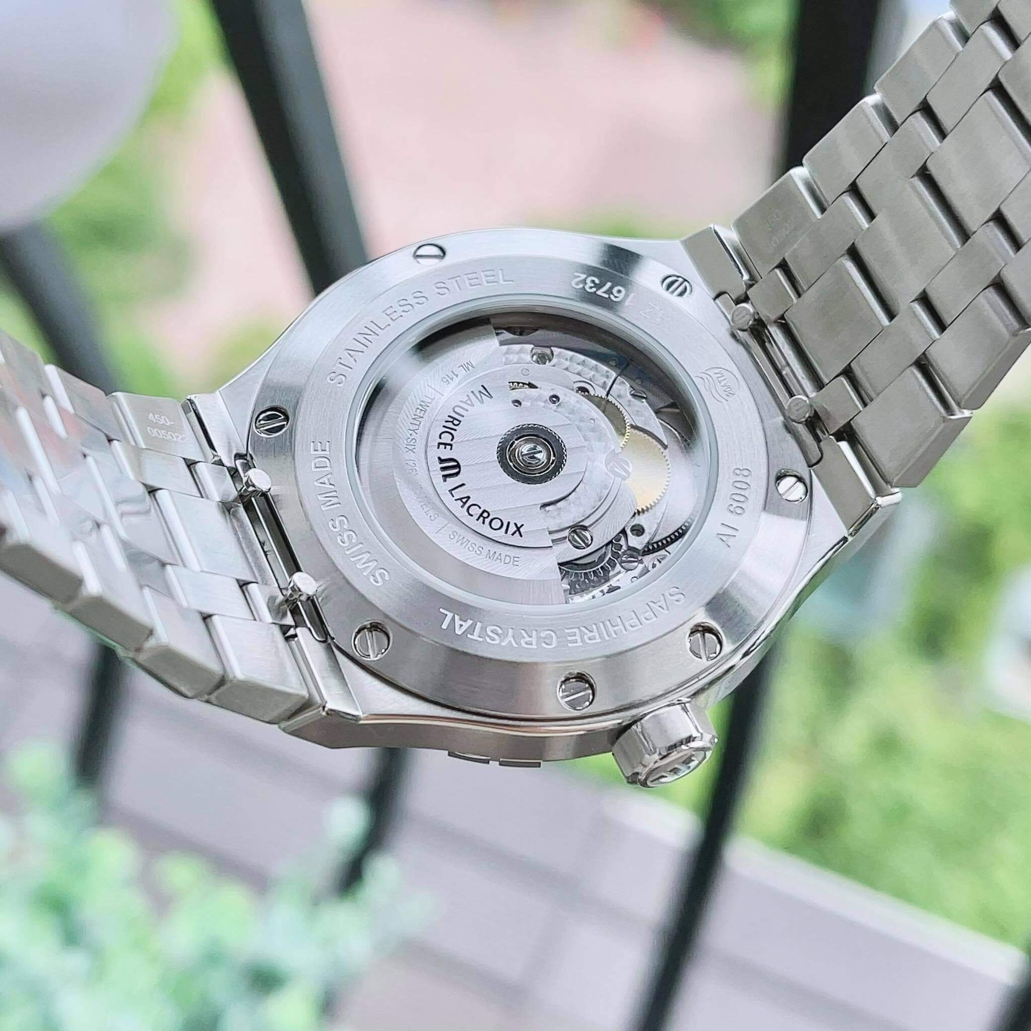 Ảnh 6 của MAURICE LACROIX AIKON GREEN 42MM - AI6008-SS002-630-1 ( AI6008SS0026301 )