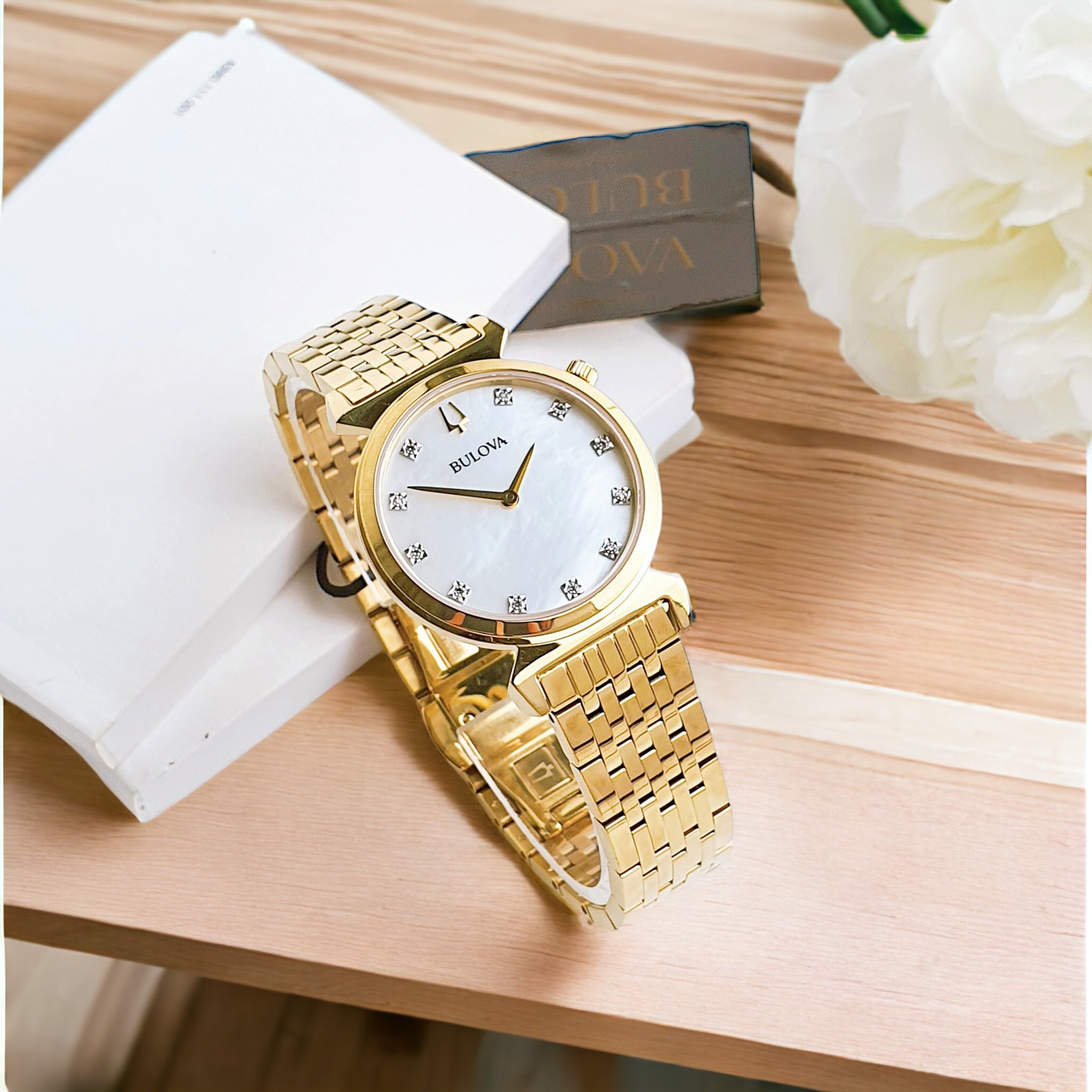 Ảnh 7 của (ĐỒNG HỒ NỮ) Bulova 97P149 Regatta Quartz Diamond 30mm