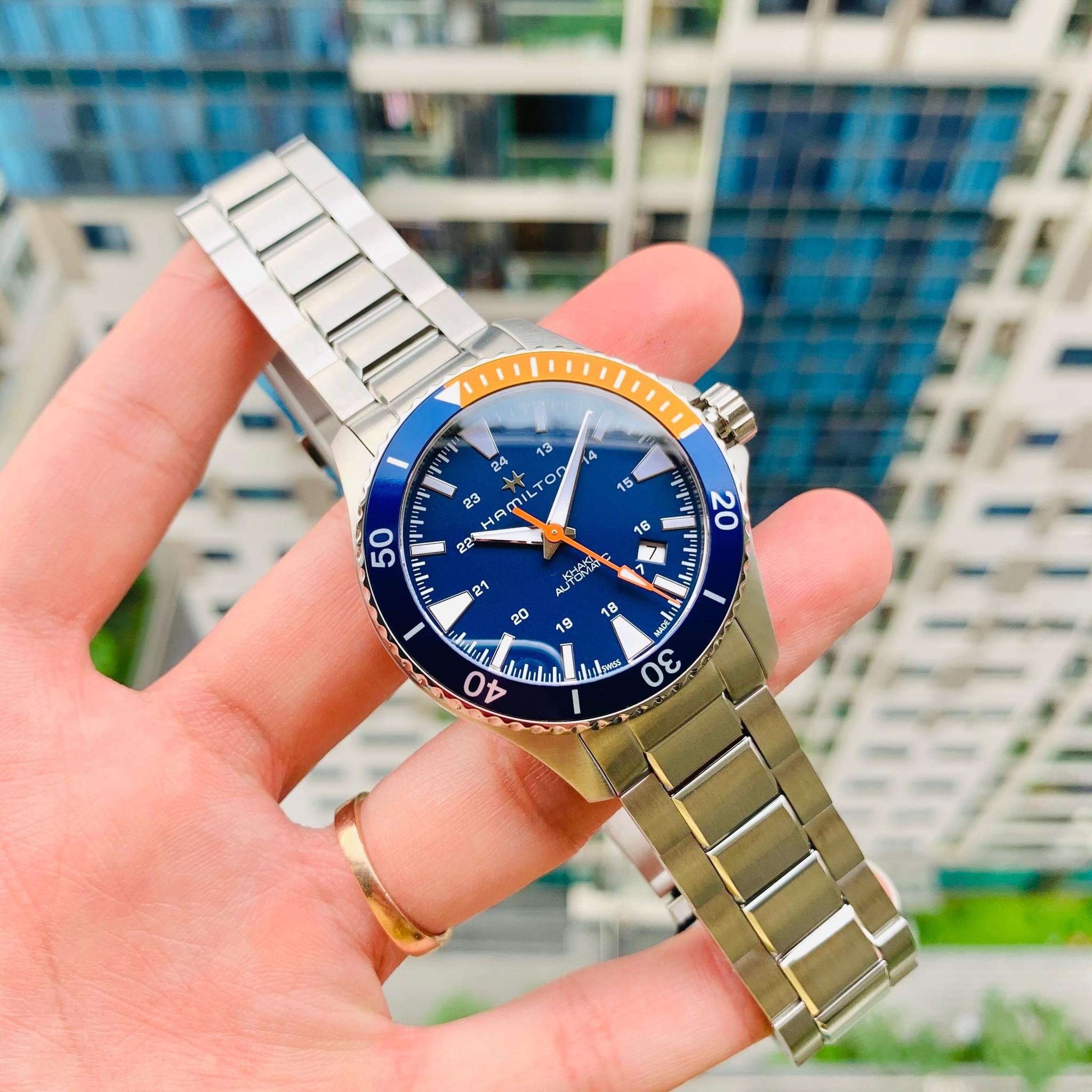 Ảnh 3 của ĐỒNG HỒ NAM (new) HAMILTON KHAKI NAVY SCUBA H82365141 40mm