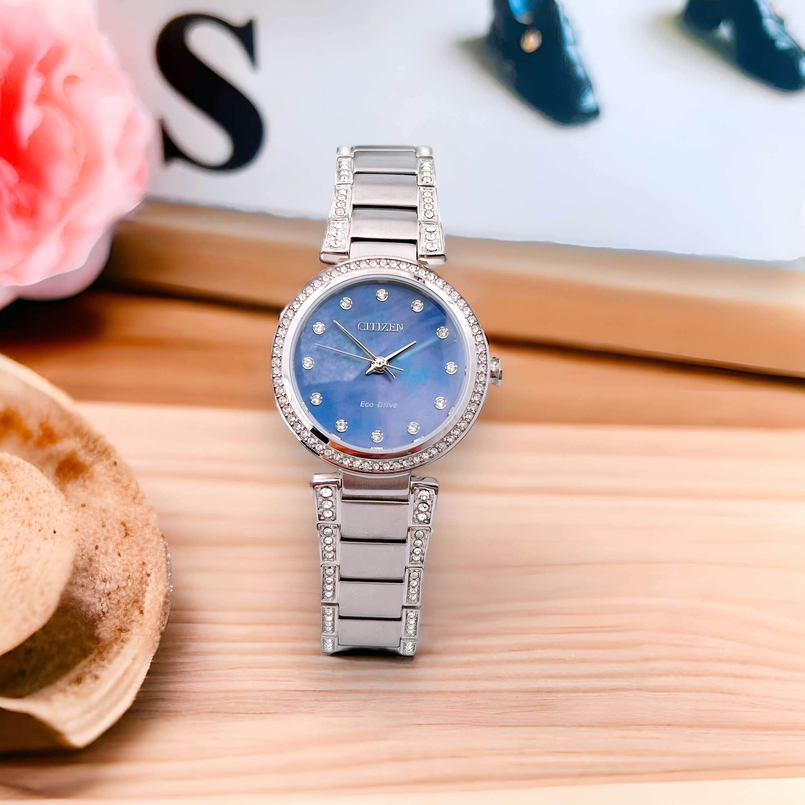 (ĐỒNG HỒ NỮ) Citizen Eco-drive EM0840-59N