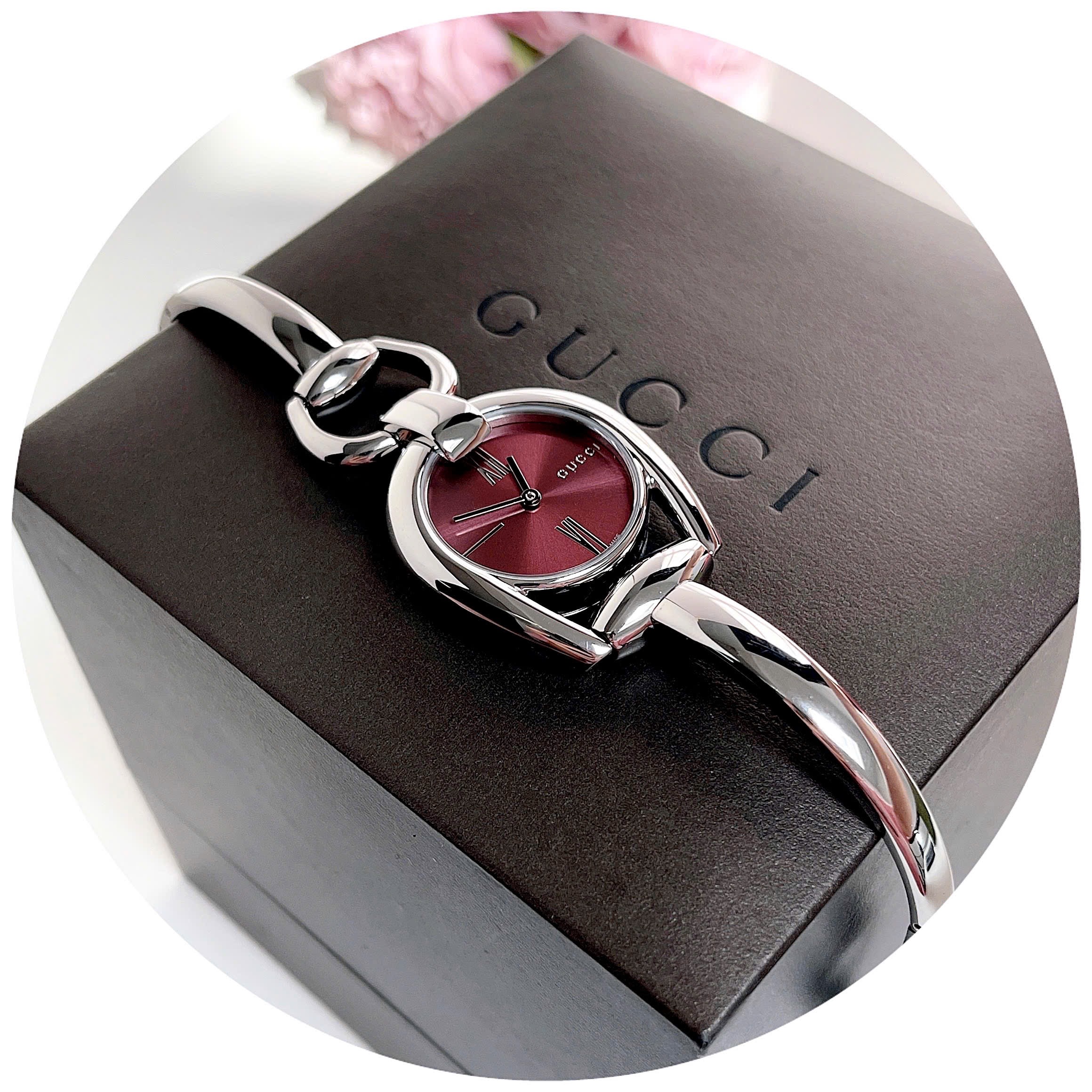 Ảnh 2 của (ĐỒNG HỒ NỮ) GUCCI HORSEBIT COLLECTION RED YA139502
