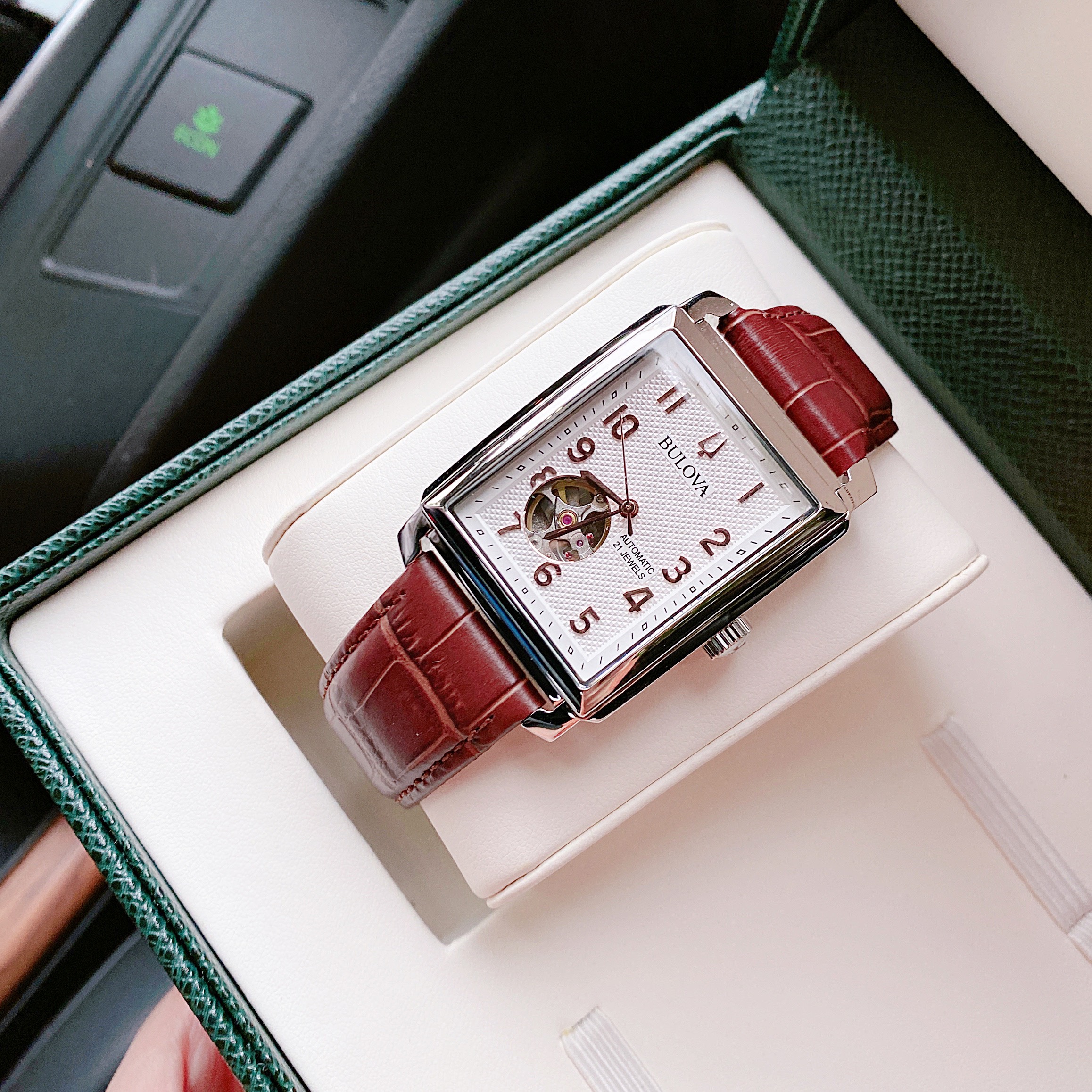 Ảnh 6 của (ĐỒNG HỒ NAM) BULOVA 96A268 Sutton Automatic Silver White Dial Men's Watch