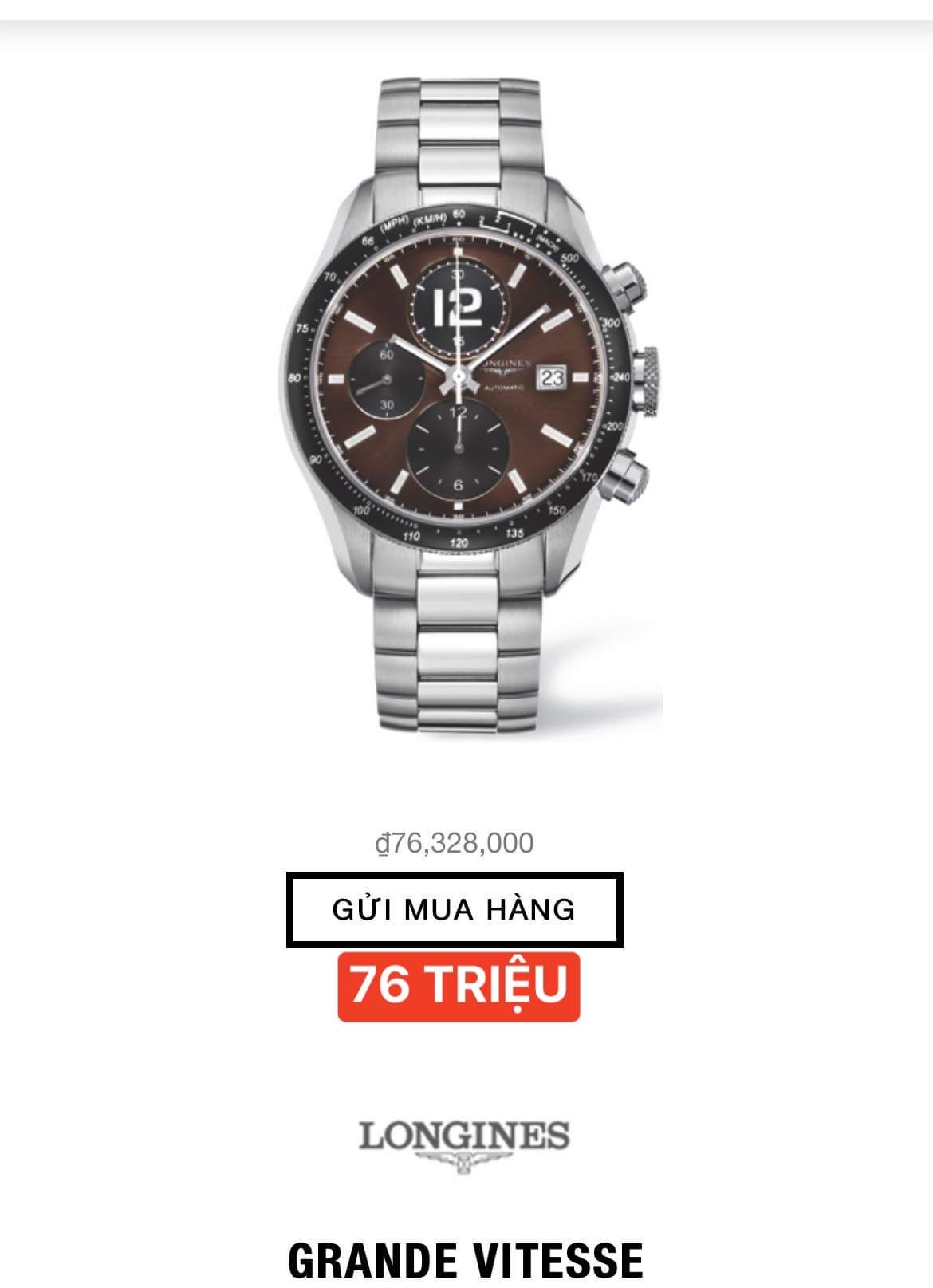 Ảnh 5 của LONGINES GRANDE VITESSE L3.636.4.60.6 (L36364606) lướt
