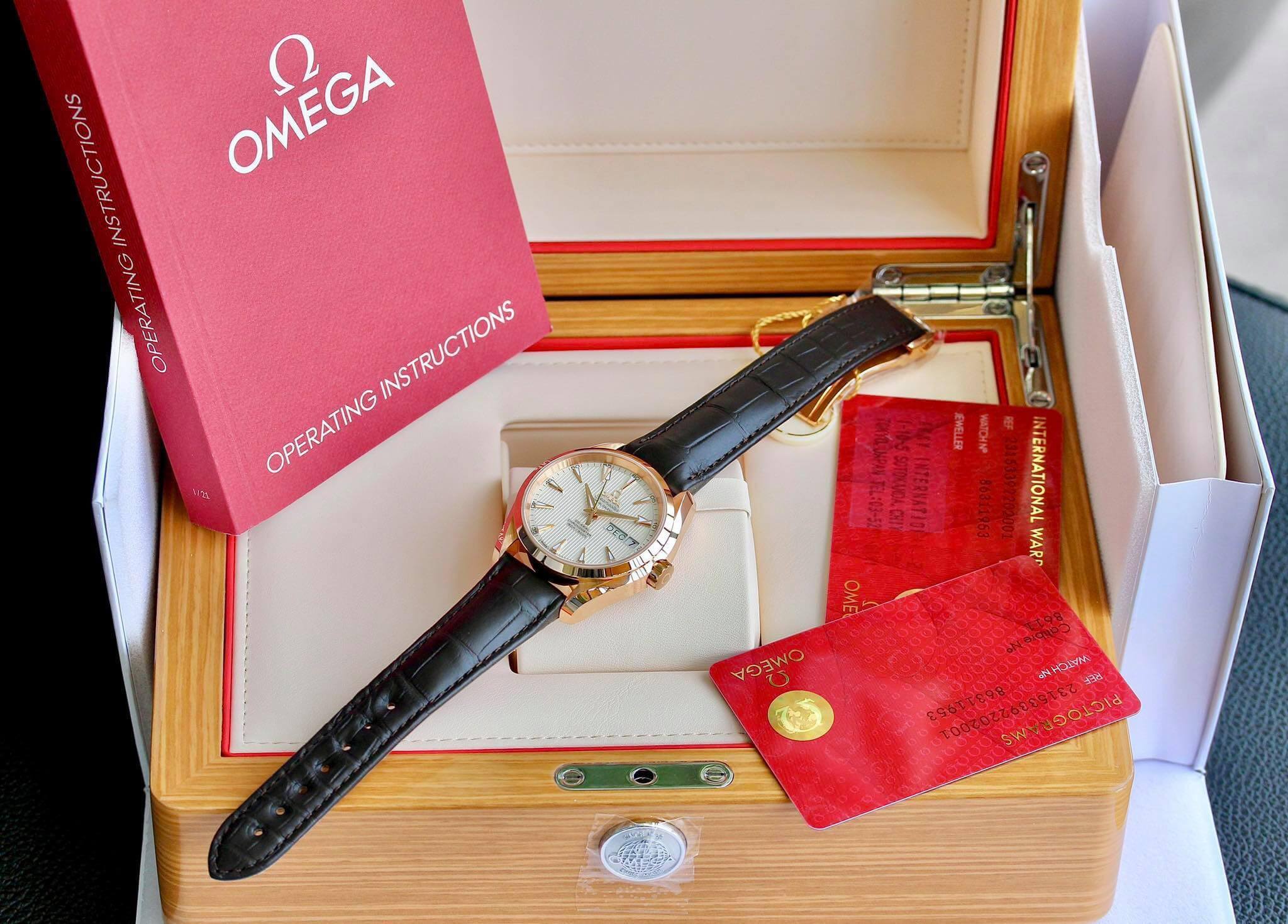 Ảnh 13 của (ĐỒNG HỒ NAM) (New) Omega 23153392202001 - Seamaster Aqua Terra Annual Calendar 231.53.39.22.02.001
