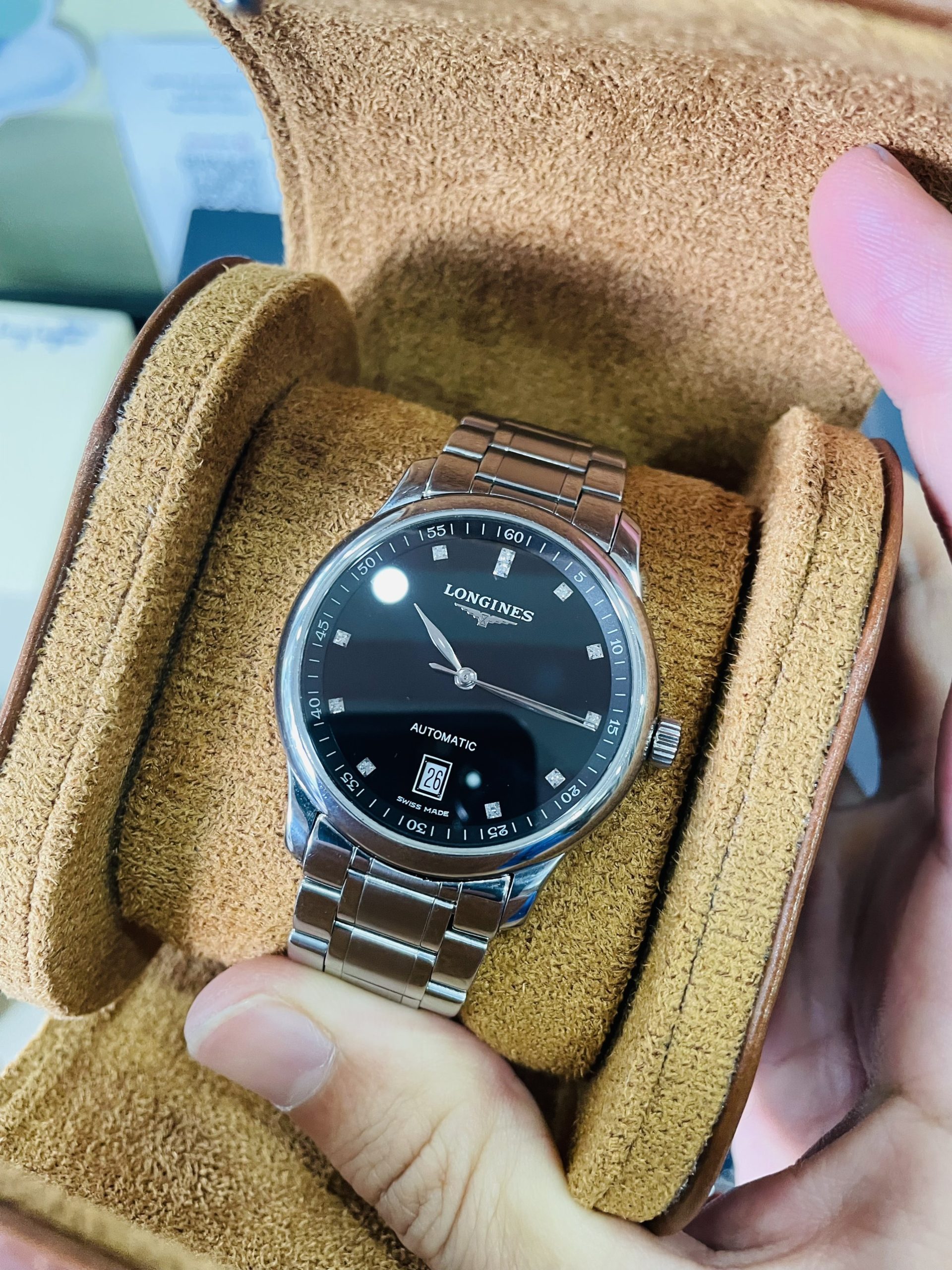 Ảnh 2 của [HÀNG LƯỚT] Đồng hồ nam Longines Master L2.628.4.57.6 (L26284576) Automatic 38.5mm