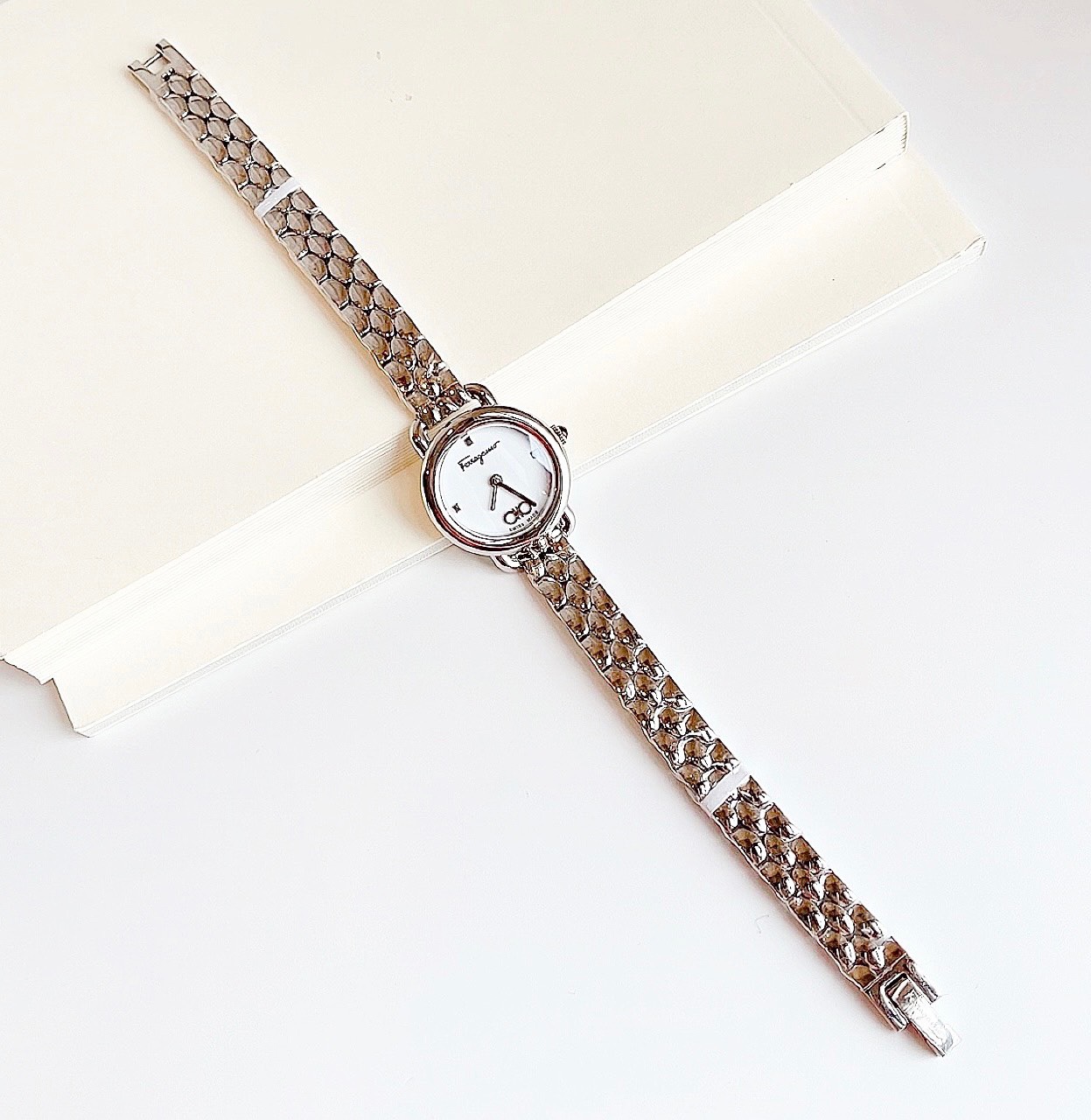 Ảnh 4 của Đồng Hồ Nữ Salvatore Ferragamo SFHT00420 Varina Silver Ladies Watch