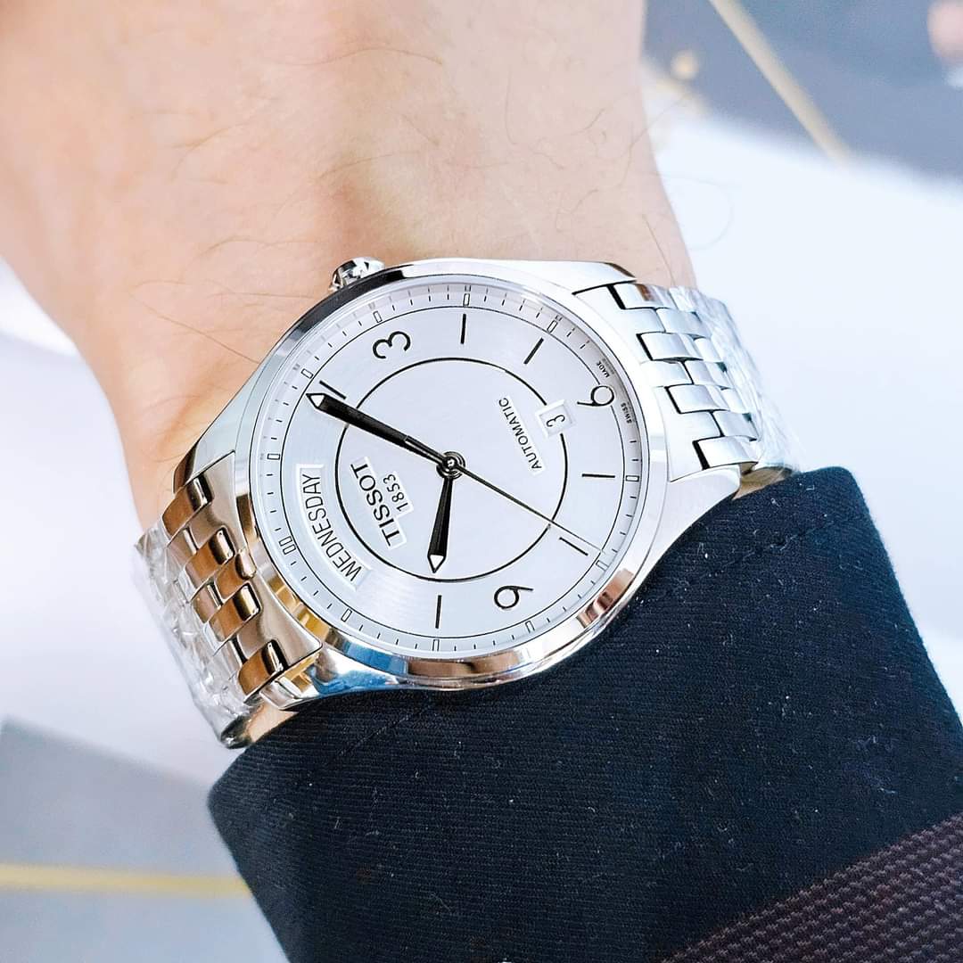 Ảnh 6 của (ĐỒNG HỒ NAM) Tissot Automatic Day Date T038.430.11.037.00 ( T0384301103700 ) 38.5mm