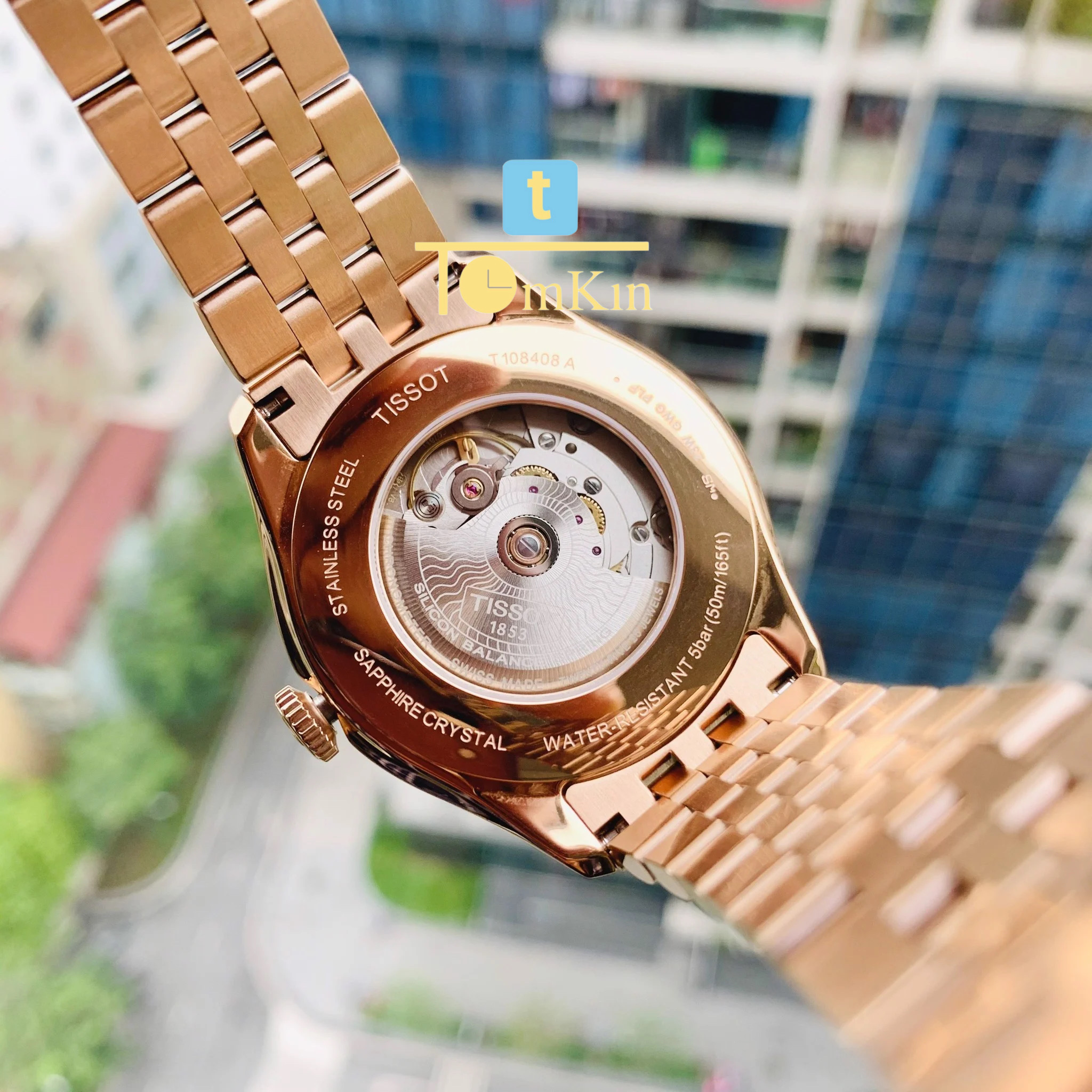 Ảnh 2 của TISSOT AUTOMATIC BALLADE POWERMATIC 80 COSC T108.408.33.037.00 ( T1084083303700 )