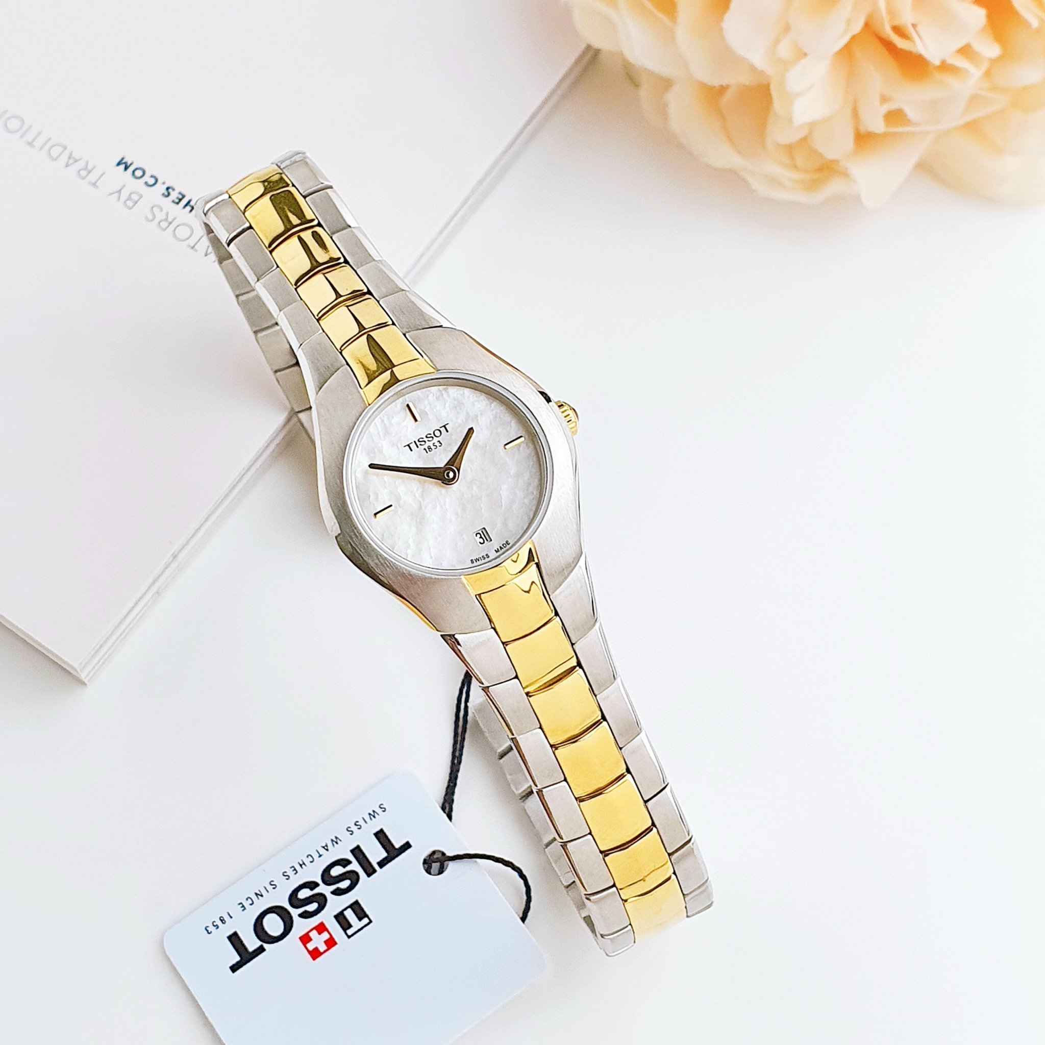 Ảnh 3 của (ĐỒNG HỒ NỮ) Tissot T-Round T096.009.22.111.00 ( T0960092211100 ) 26mm