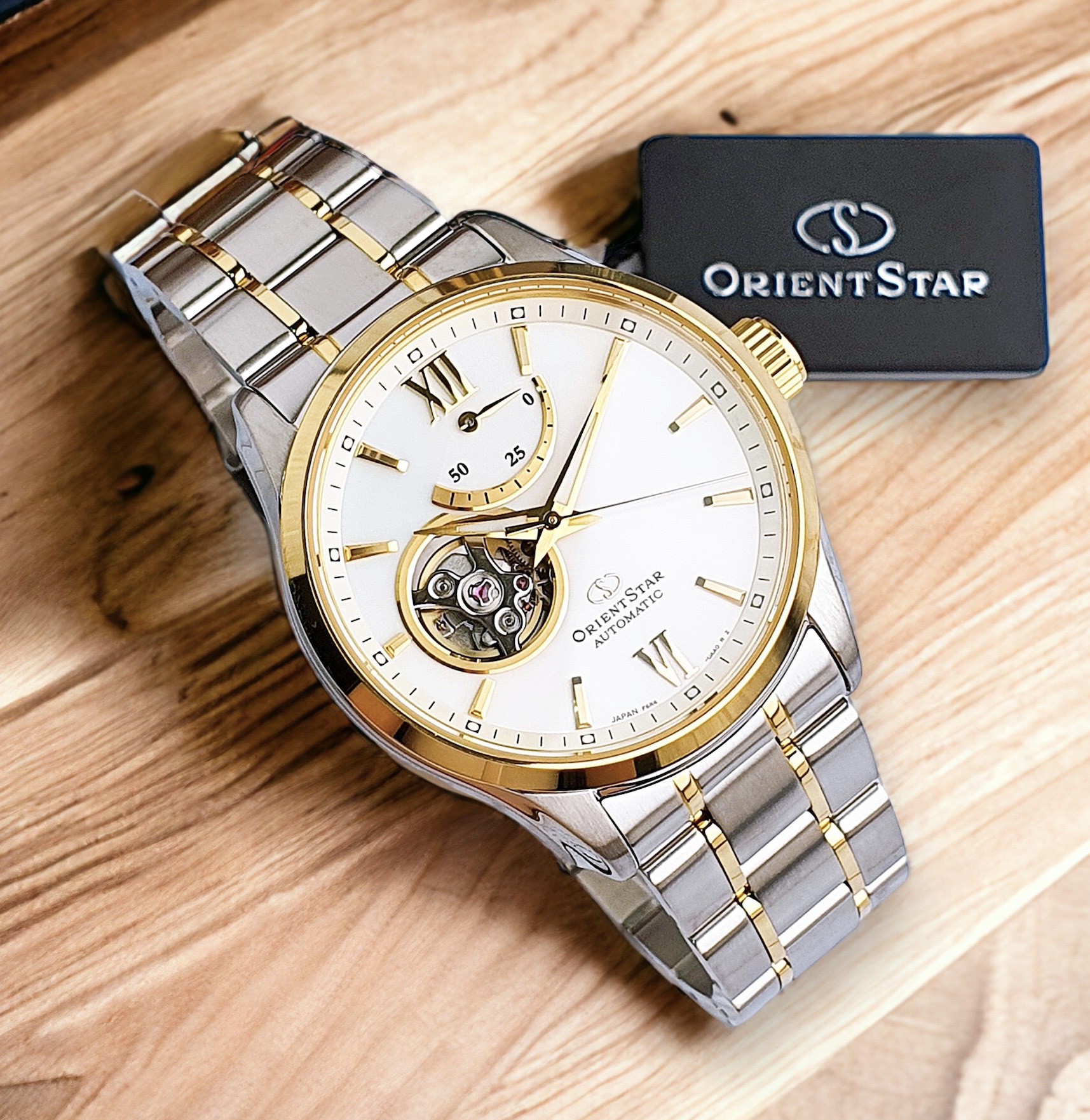(ĐỒNG HỒ NAM) Orient Star Open Heart RE-AT0004N00Z RE-AT0004S 39.3mm