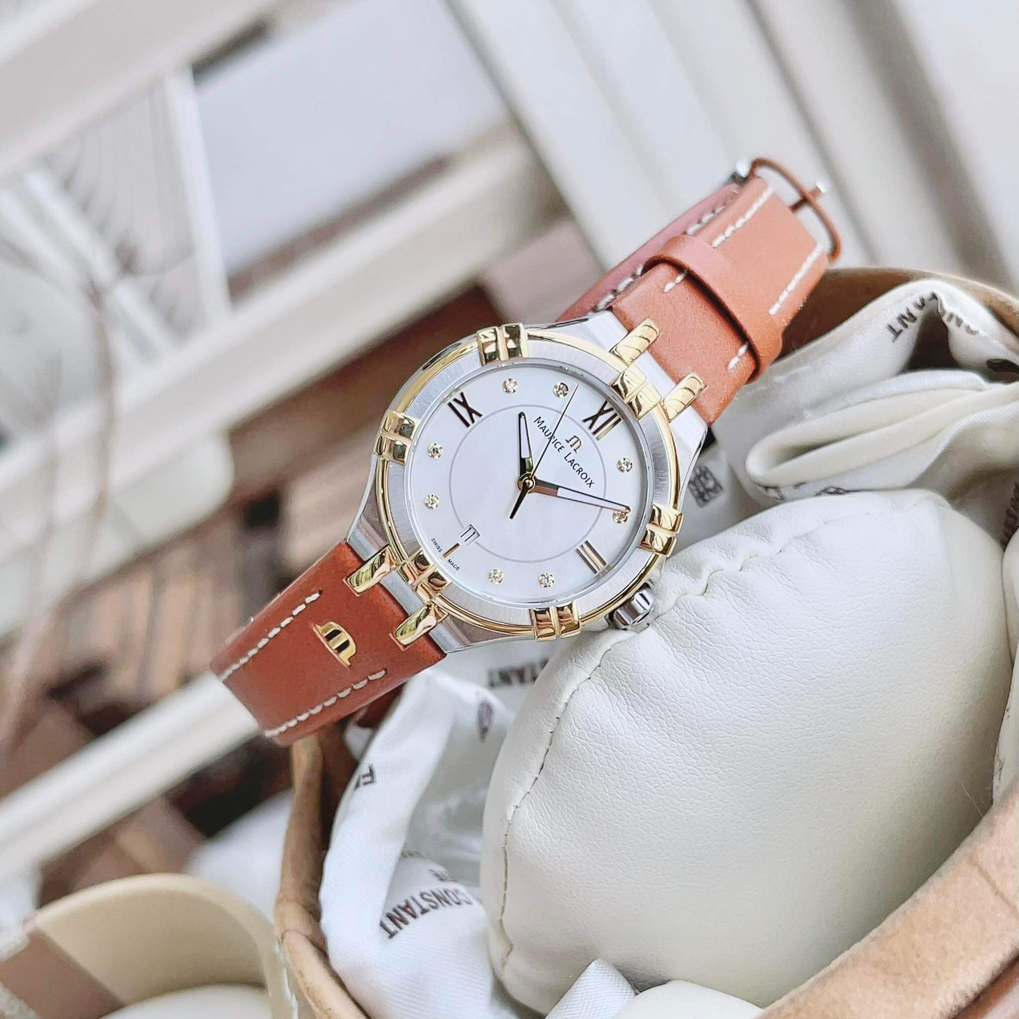 (ĐỒNG HỒ NỮ) Maurice Lacroix AI1004-PVY11-171-1  ( AI1004PVY111711 ) 30mm