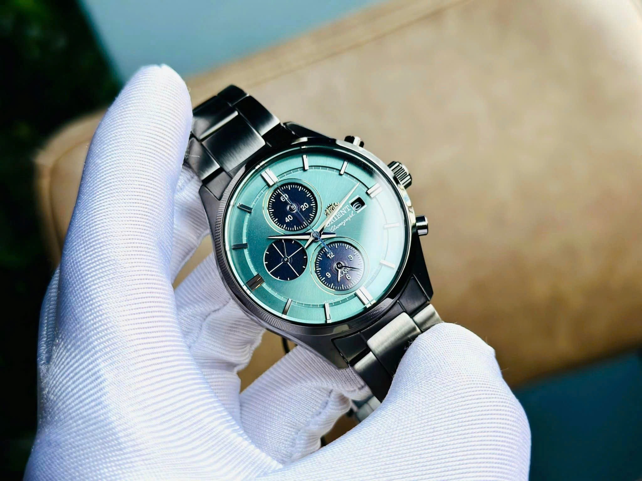 Ảnh 9 của (ĐỒNG HỒ NAM) Orient Solar RN-TY0001E Contemporary Chronograph - Đồng Hồ Nam ( RNTY0001E )
