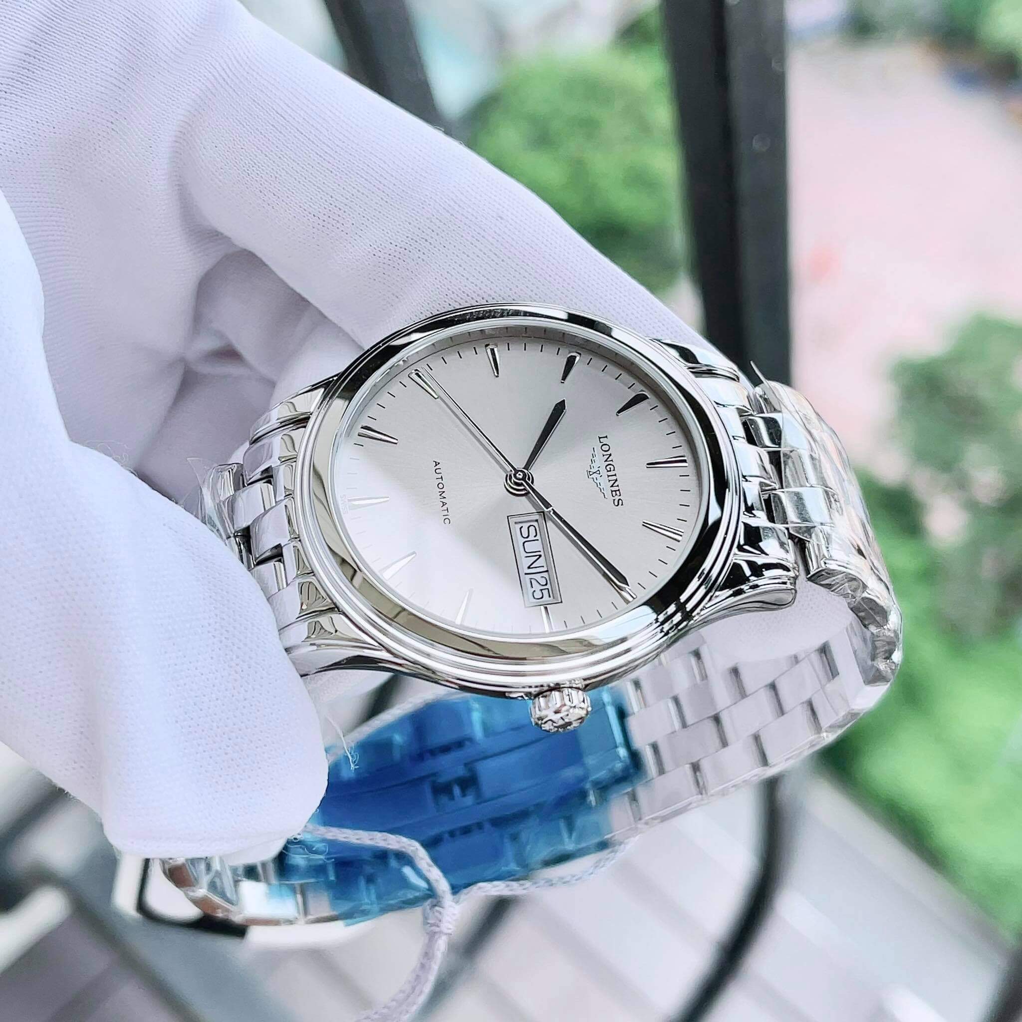 Ảnh 3 của Longines Flagship Automatic Silver Dial Men Watch L48994726 L4.899.4.72.6