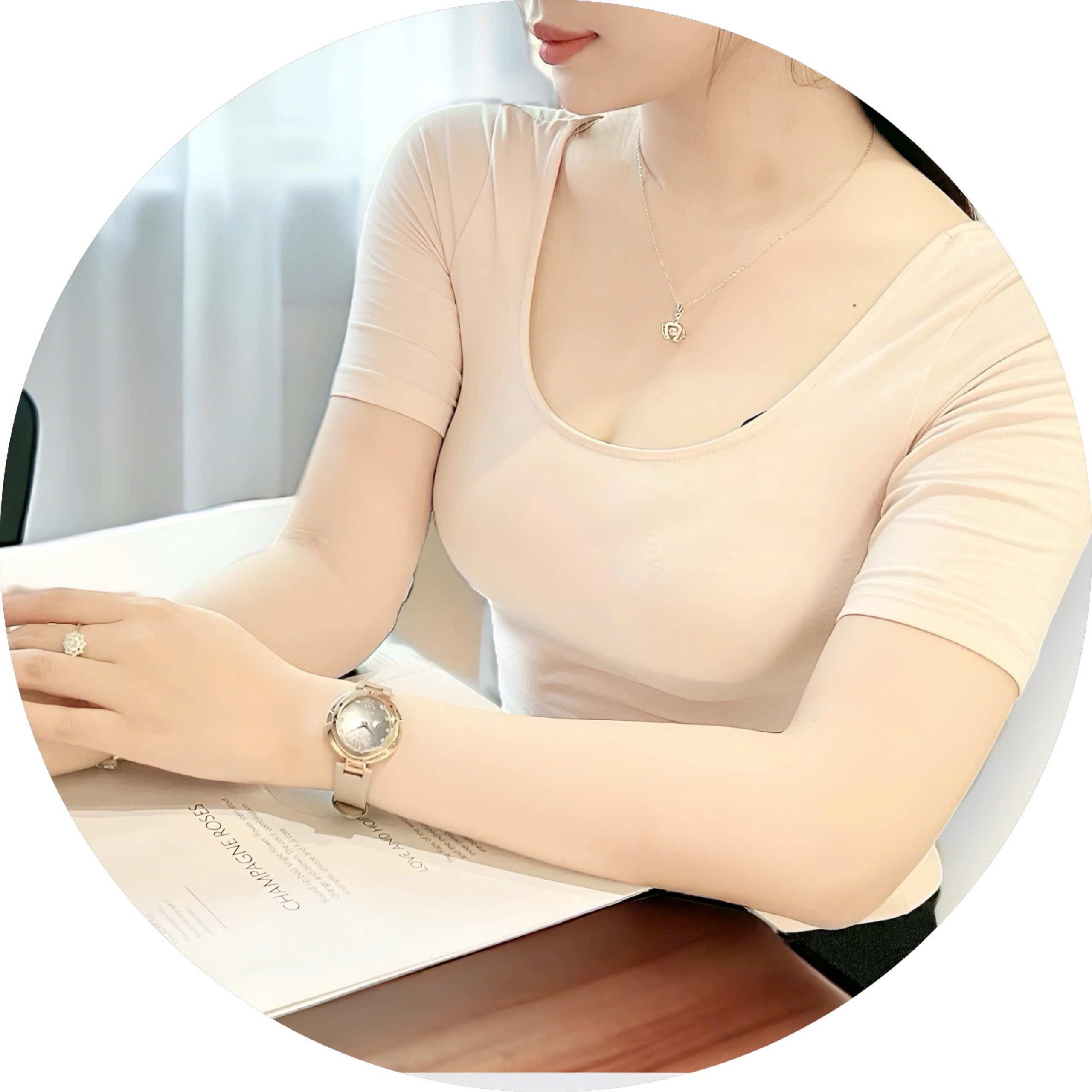 Ảnh 4 của (ĐỒNG HỒ NỮ) Citizen Women's Capella Taupe Dial / Brown Leather Watch EX1513-00Y ( EX151300Y)