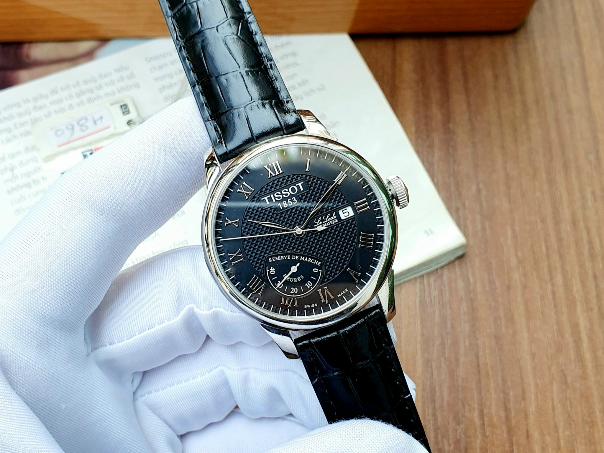 Ảnh 5 của (ĐỒNG HỒ NAM) Tissot Le Locle Automatic Power Reserve T006.424.16.053.00 (T0064241605300) 39mm