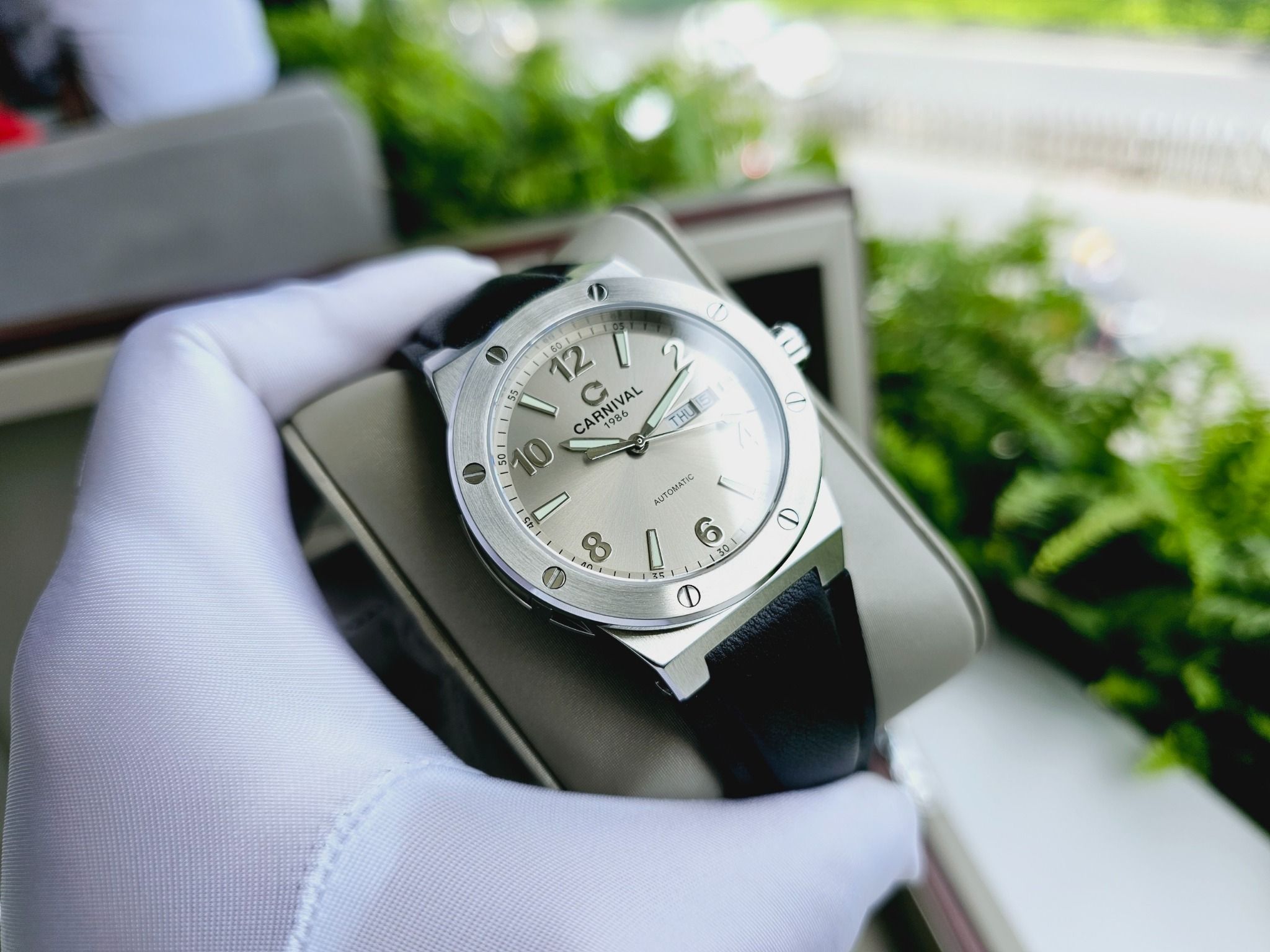 Ảnh 4 của (ĐỒNG HỒ NAM) Carnival Automatic 8089G-VT-DD-T ( G8089.301.032 )