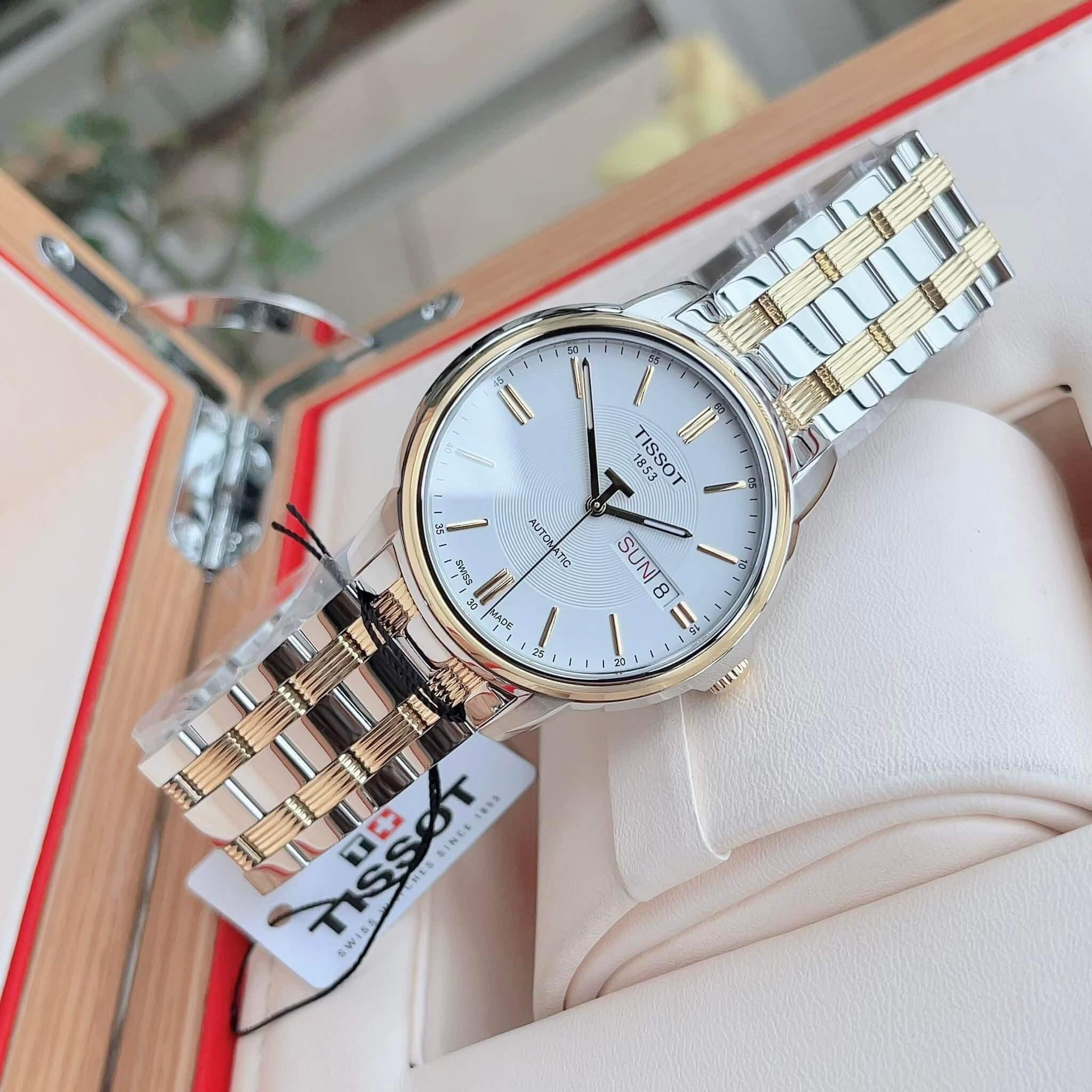 Ảnh 2 của (ĐỒNG HỒ NAM) (New) Tissot Automatic T-Classic III White Dial T065.430.22.031.00 ( T0654302203100 ) 39.7mm