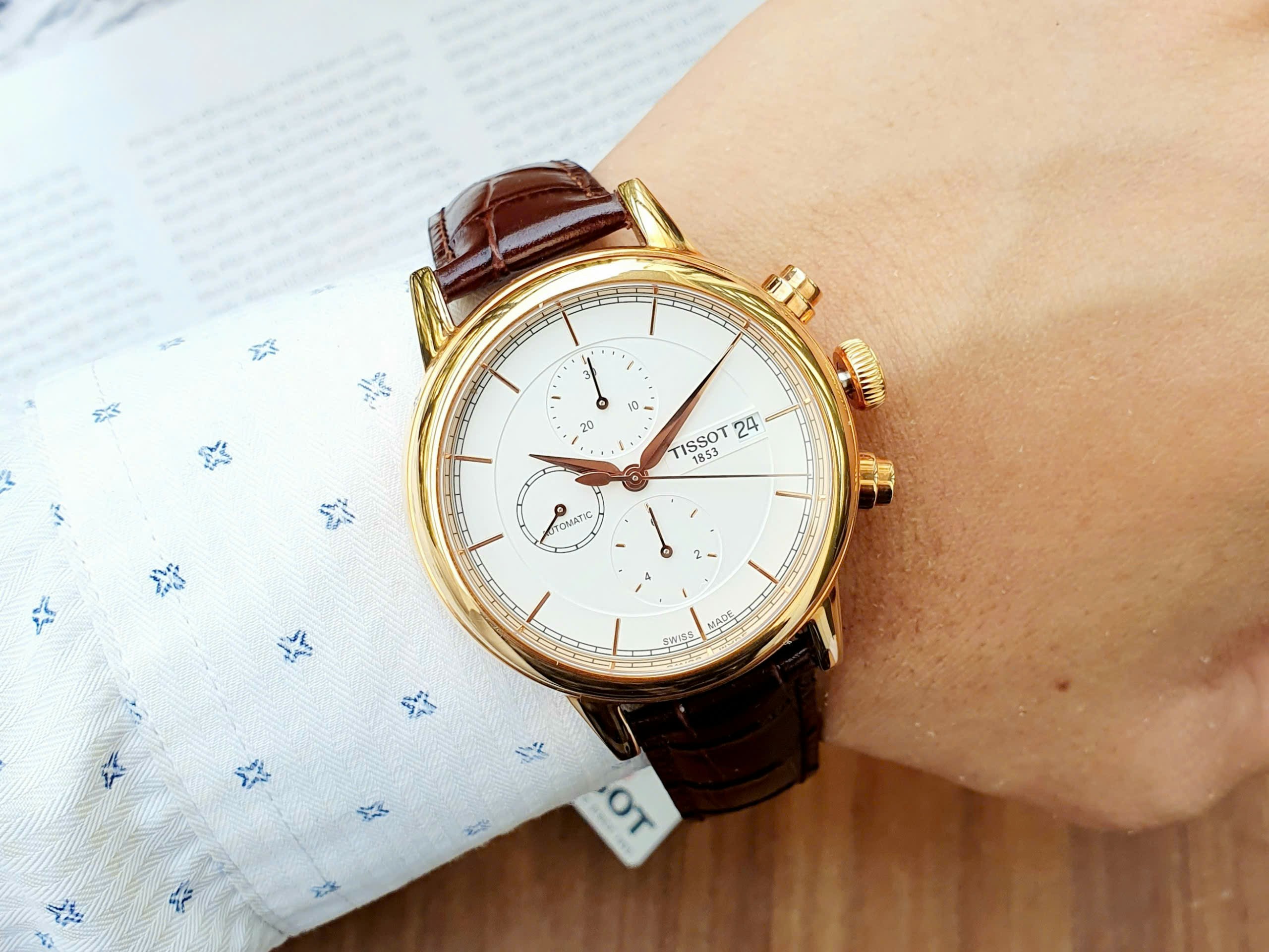 Ảnh 2 của (ĐỒNG HỒ NAM) TISSOT CARSON T085.427.36.011.00 (T0854273601100)