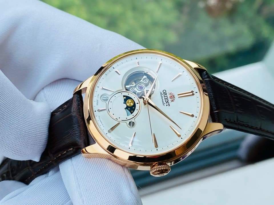 Ảnh 4 của (ĐỒNG HỒ NAM) Orient Sun And Moon Bambino RA-AS0102S10B ( RA-AS0102S00C ) 40.5mm