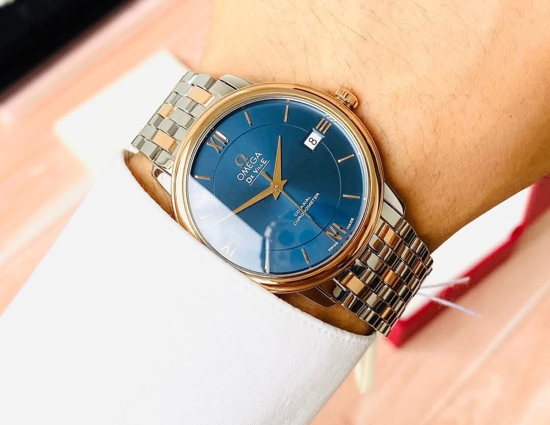 Ảnh 2 của (ĐỒNG HỒ NAM) (NEW) OMEGA DEVILLE PRESTIGE CO-AXIAL CHRONOMETER 424.20.37.20.03.002 42420372003002