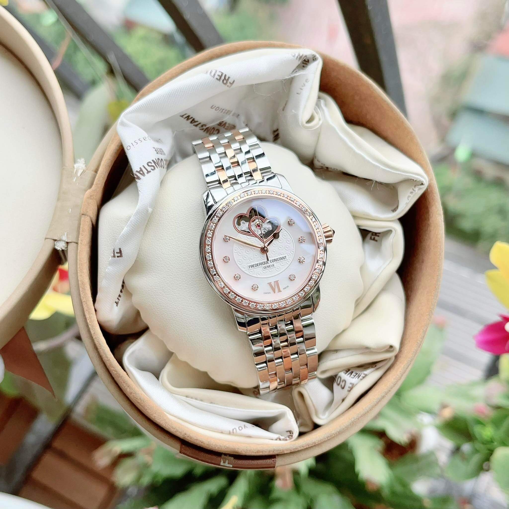 (ĐỒNG HỒ NỮ) Frederique Constant World Heart Federation Automatic FC-310WHF2PD2B3 ( 310WHF2PD2B3 ) ( FC310WHF2PD2B3 ) 34mm