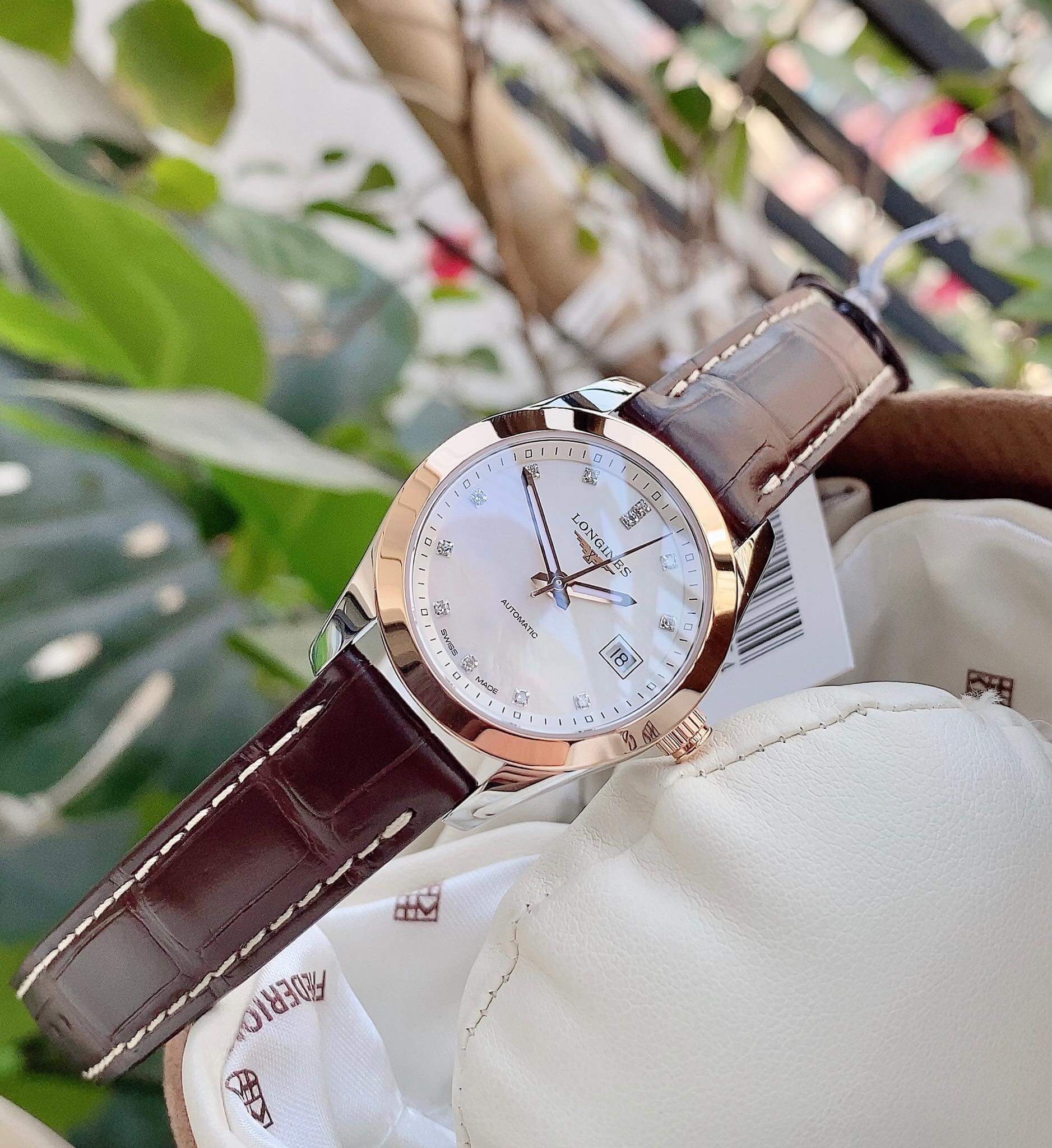 Ảnh 9 của Đồng hồ Longines Conquest L2.285.5.87.3 Diamonds ( L22855873 )