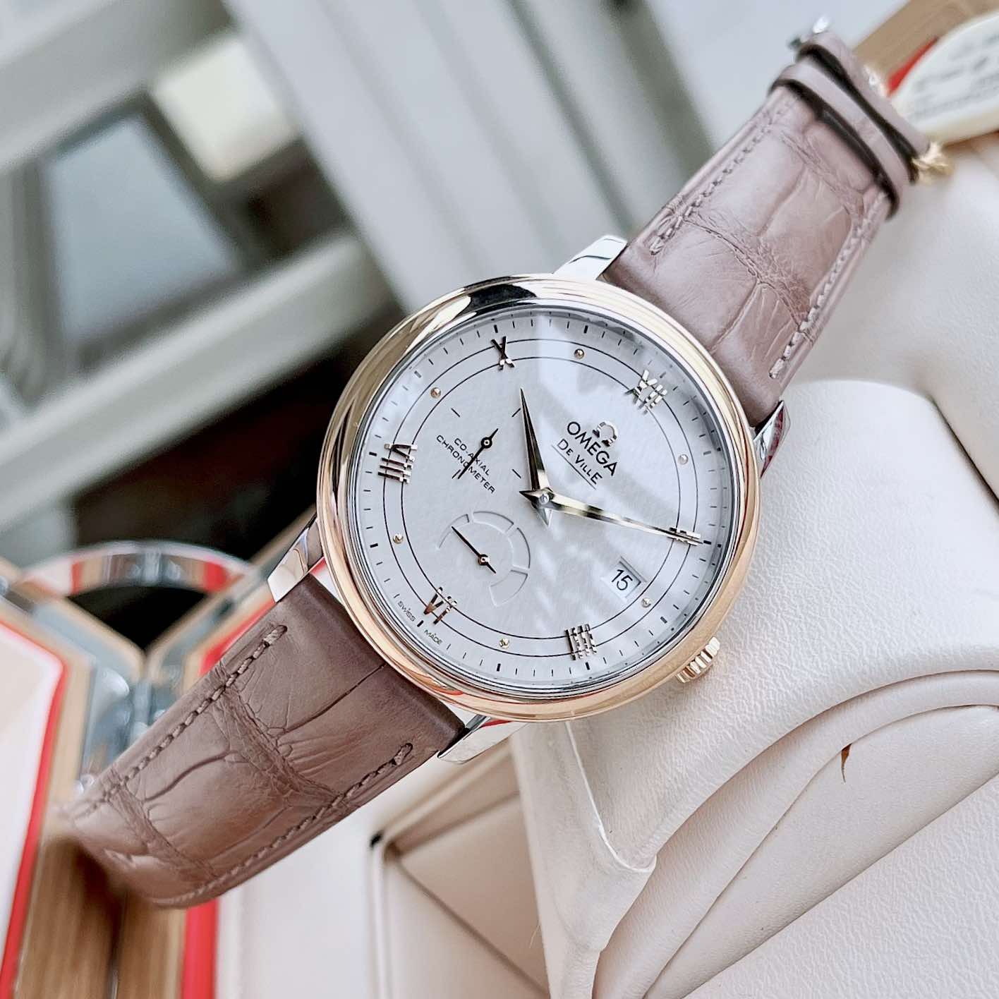 (ĐỒNG HỒ NAM) (NEW) Omega De Ville Prestige Power Reserve 424.23.40.21.02.001 (42423402102001) 39.5mm