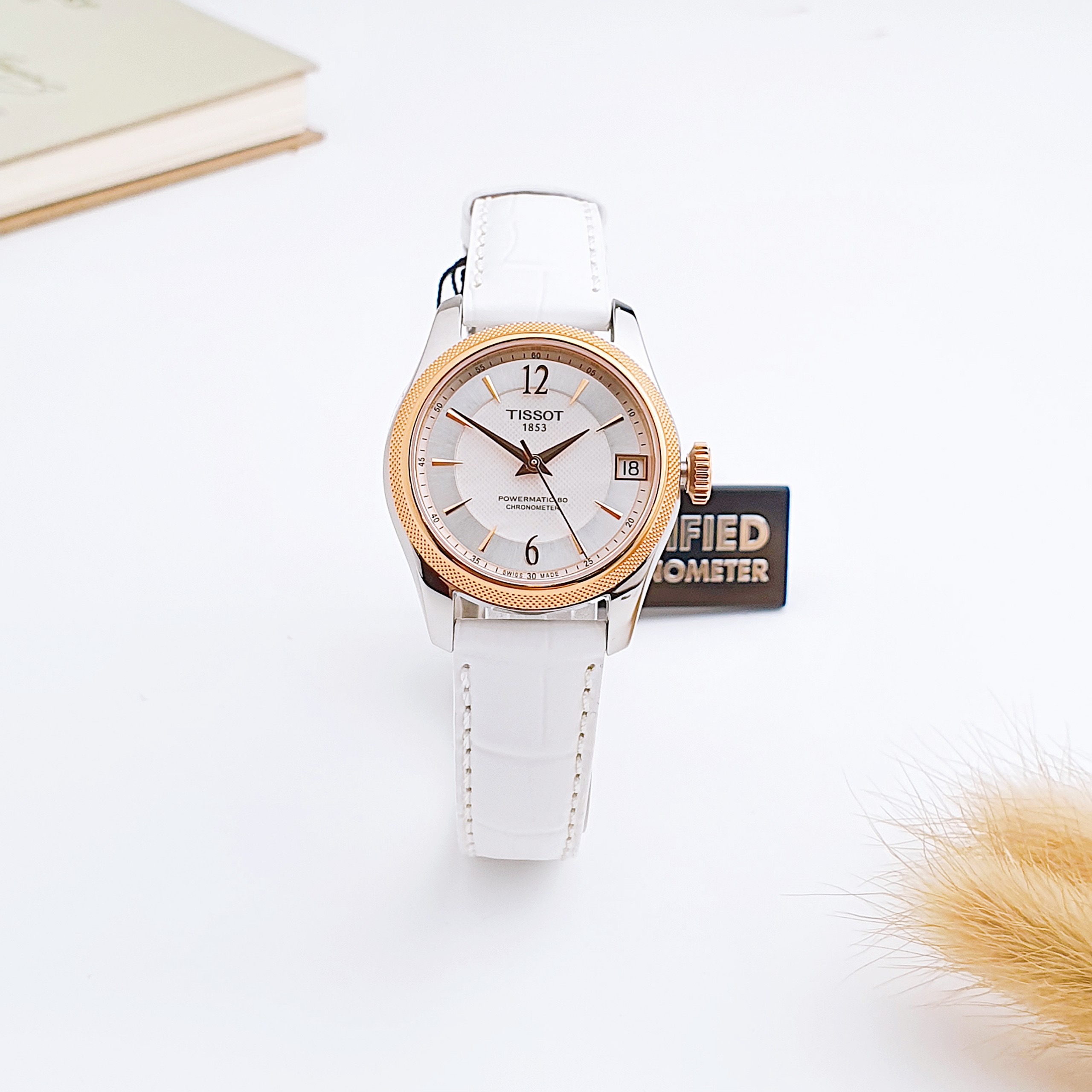 [Đồng hồ nữ] Tissot T-Classic Ballade Automatic Mother of Pearl Dial Ladies T108.208.26.117.00 (T1082082611700)