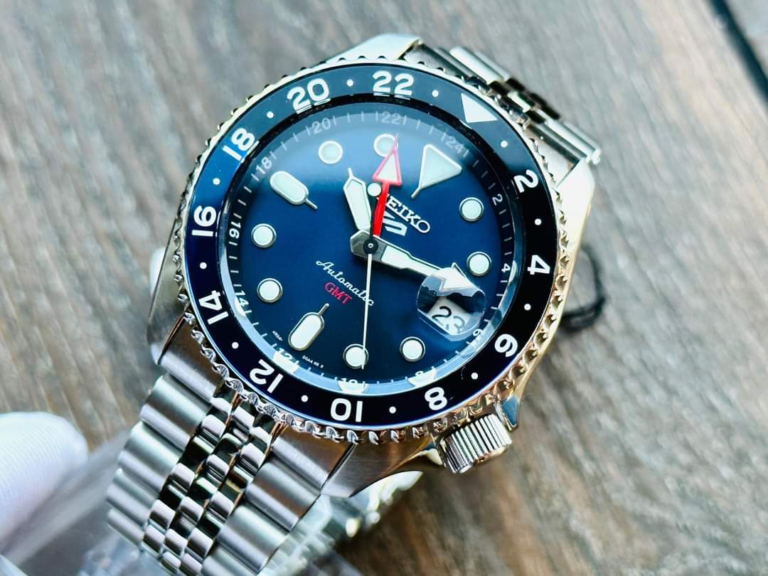 Ảnh 2 của (ĐỒNG HỒ NAM) Seiko 5 Automatic GMT Watch SSK003K1 ( SSK003 ) 42.5mm