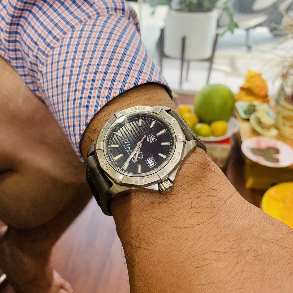 Ảnh 5 của Tag Heuer Aquaracer WAP2010 41mm lướt 95% LIMITED XANH NAVY