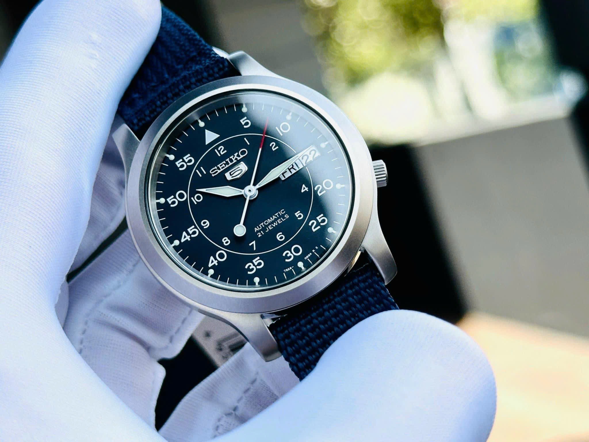 Ảnh 3 của (ĐỒNG HỒ NAM) Seiko 5 SNK807K2 ( SNK807K1 ) ( SNK807 ) 37mm