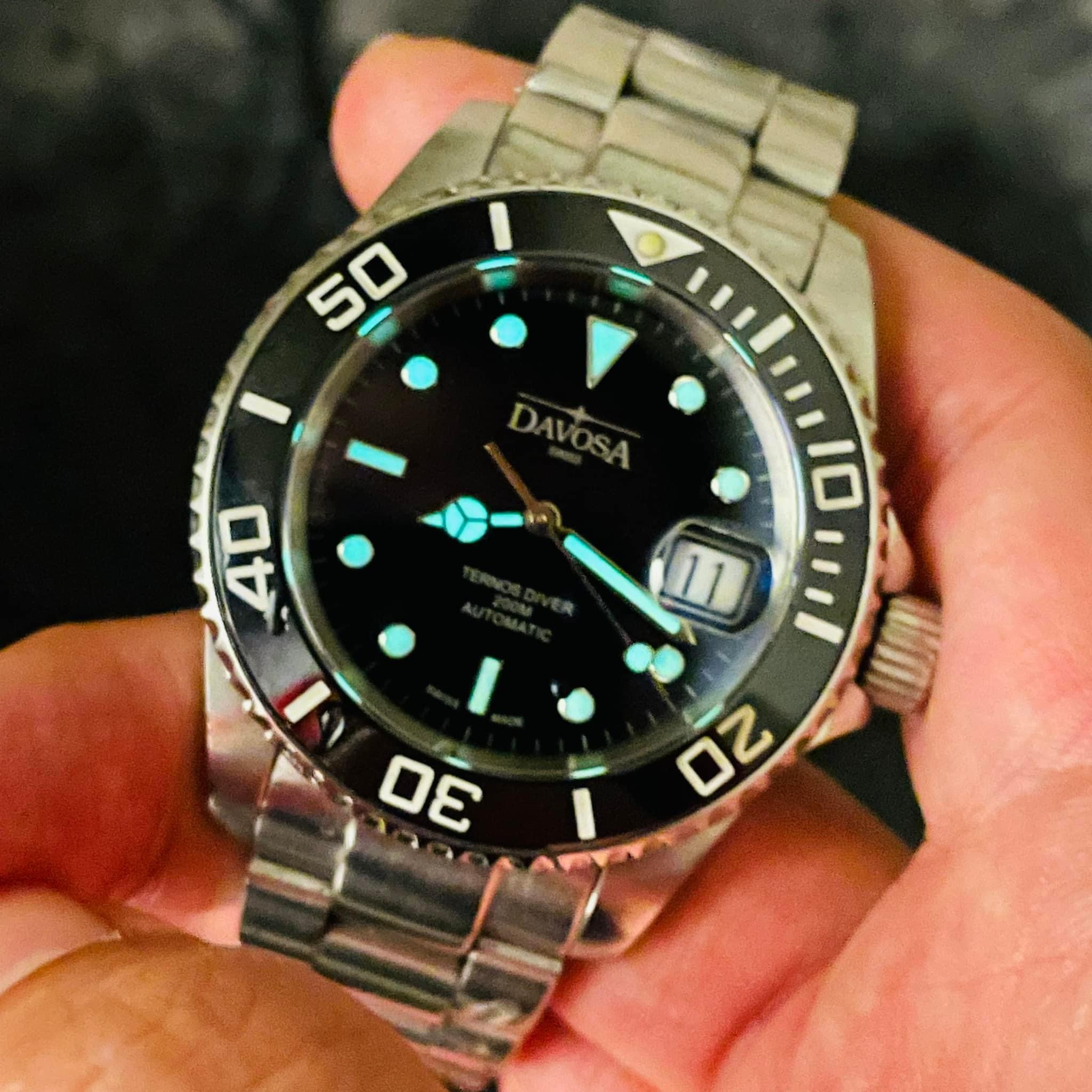 Ảnh 10 của Davosa Ternos 16155550 Black Ceramic Automatic Watch