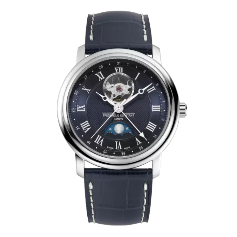 (ĐỒNG HỒ NAM) (New) CLASSICS HEART BEAT MOONPHASE DATE FC-335MCNW4P26,