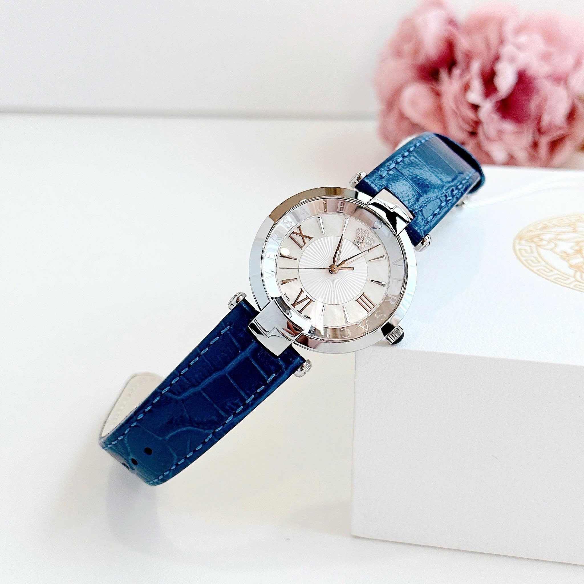 Ảnh 3 của (ĐỒNG HỒ NỮ) Versace VAI010016 Revive Mop Silver Dial 35mm