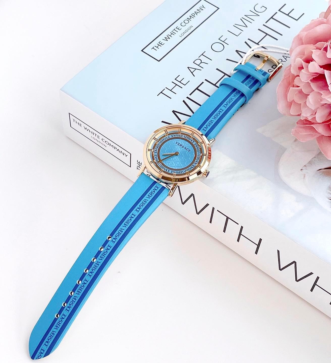 Ảnh 4 của (ĐỒNG HỒ NỮ) Versace New Generation Quartz Blue Dial VE3M00222 36mm