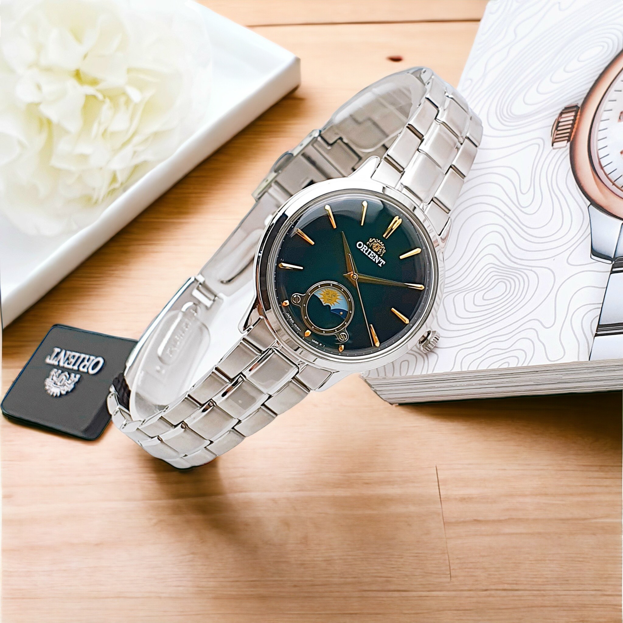 Ảnh 4 của (ĐỒNG HỒ NỮ) Orient Sun and Moon RA-KB0005E00B Limited Edition 34mm